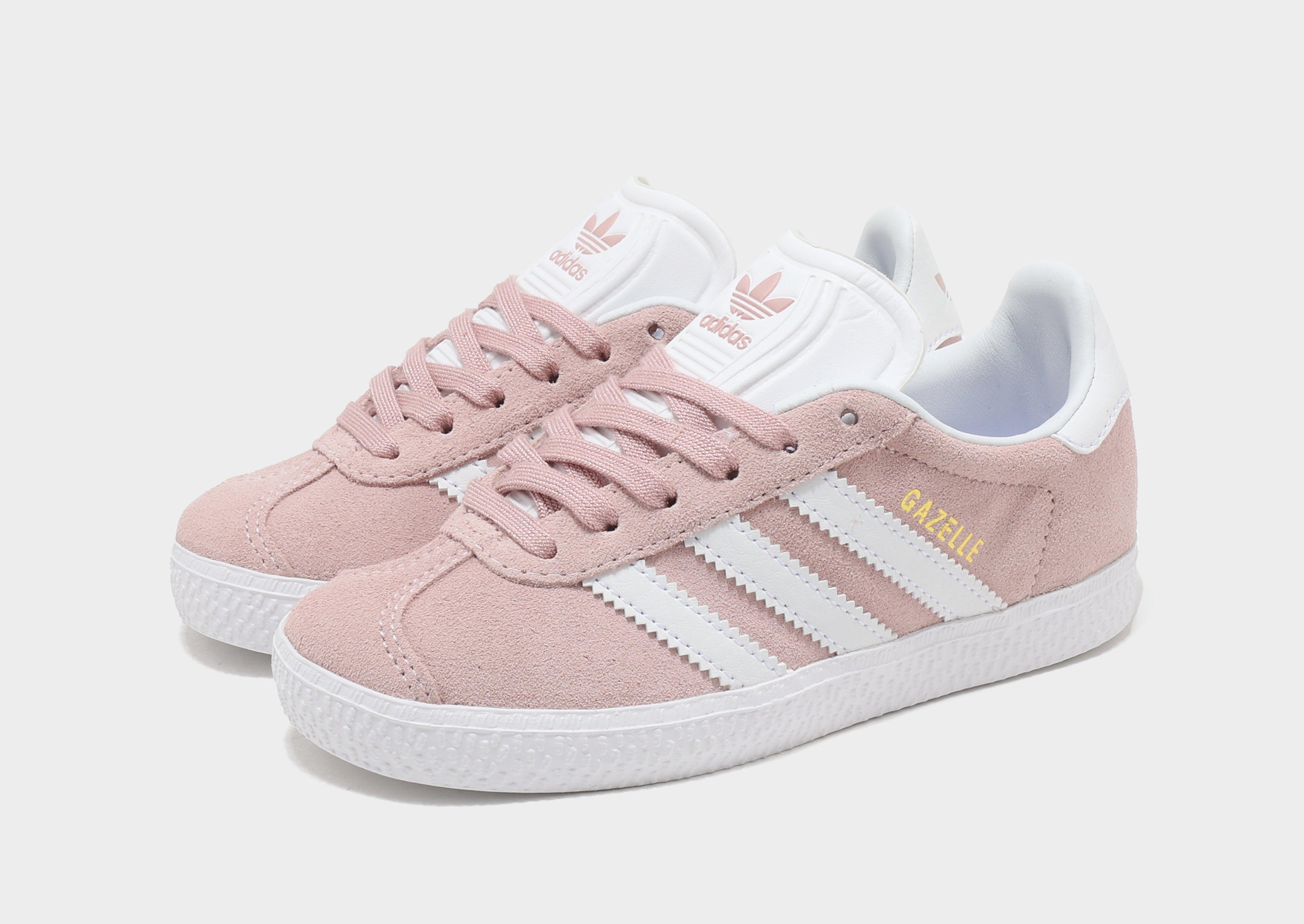 childrens pink adidas gazelle