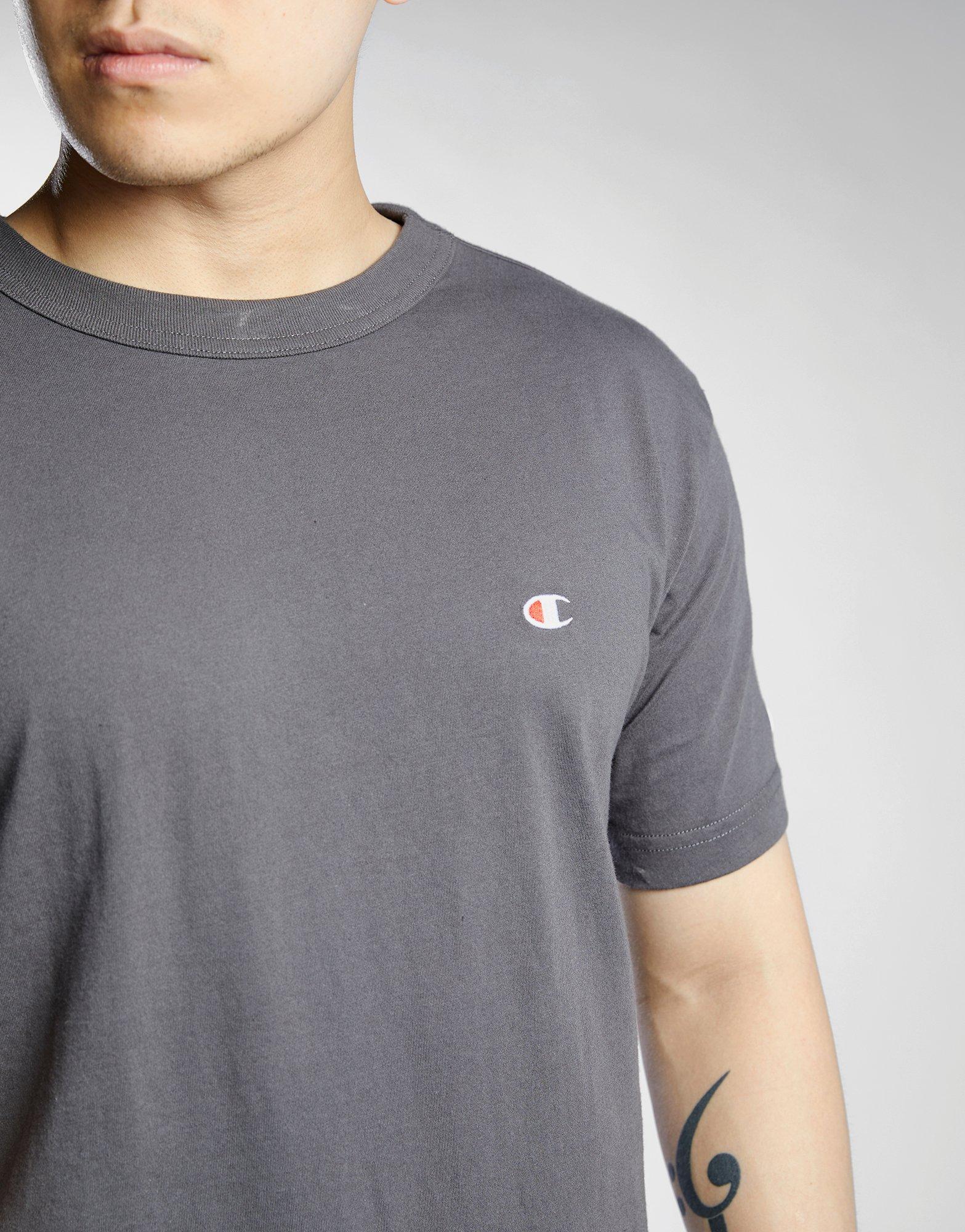 champion small logo t shirt