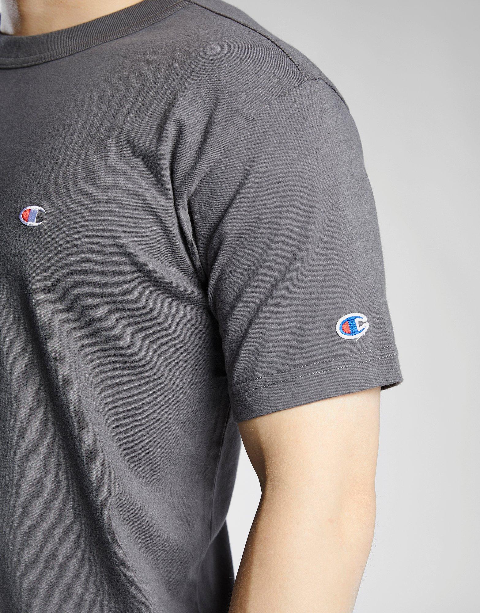 champion t shirt small logo