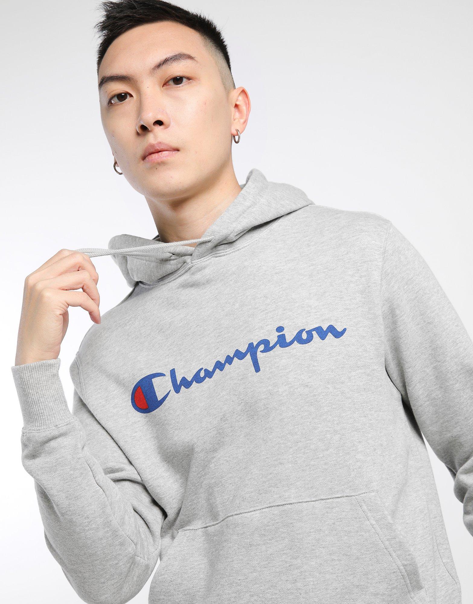 grey champion hoodie