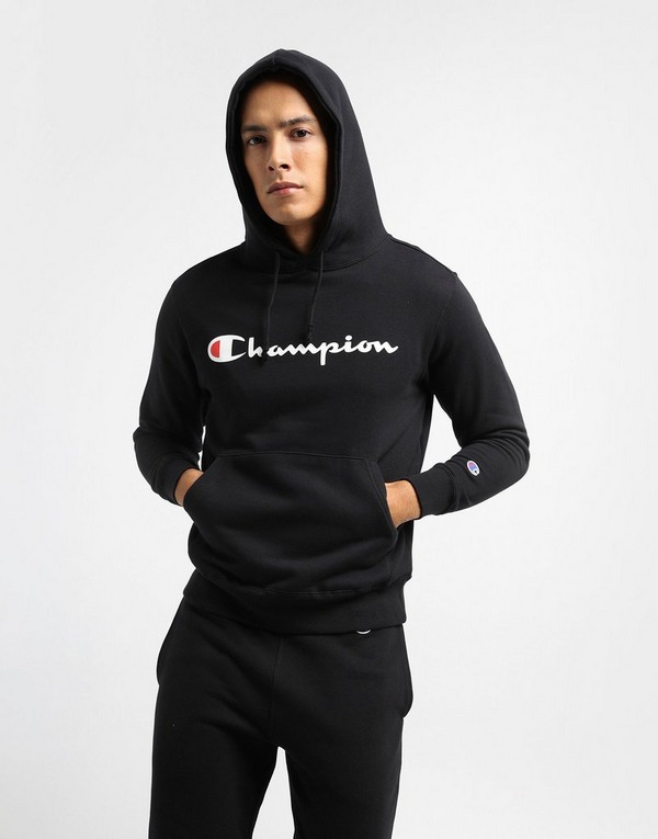 Black Champion Classic Logo Hoodie Jd Sports