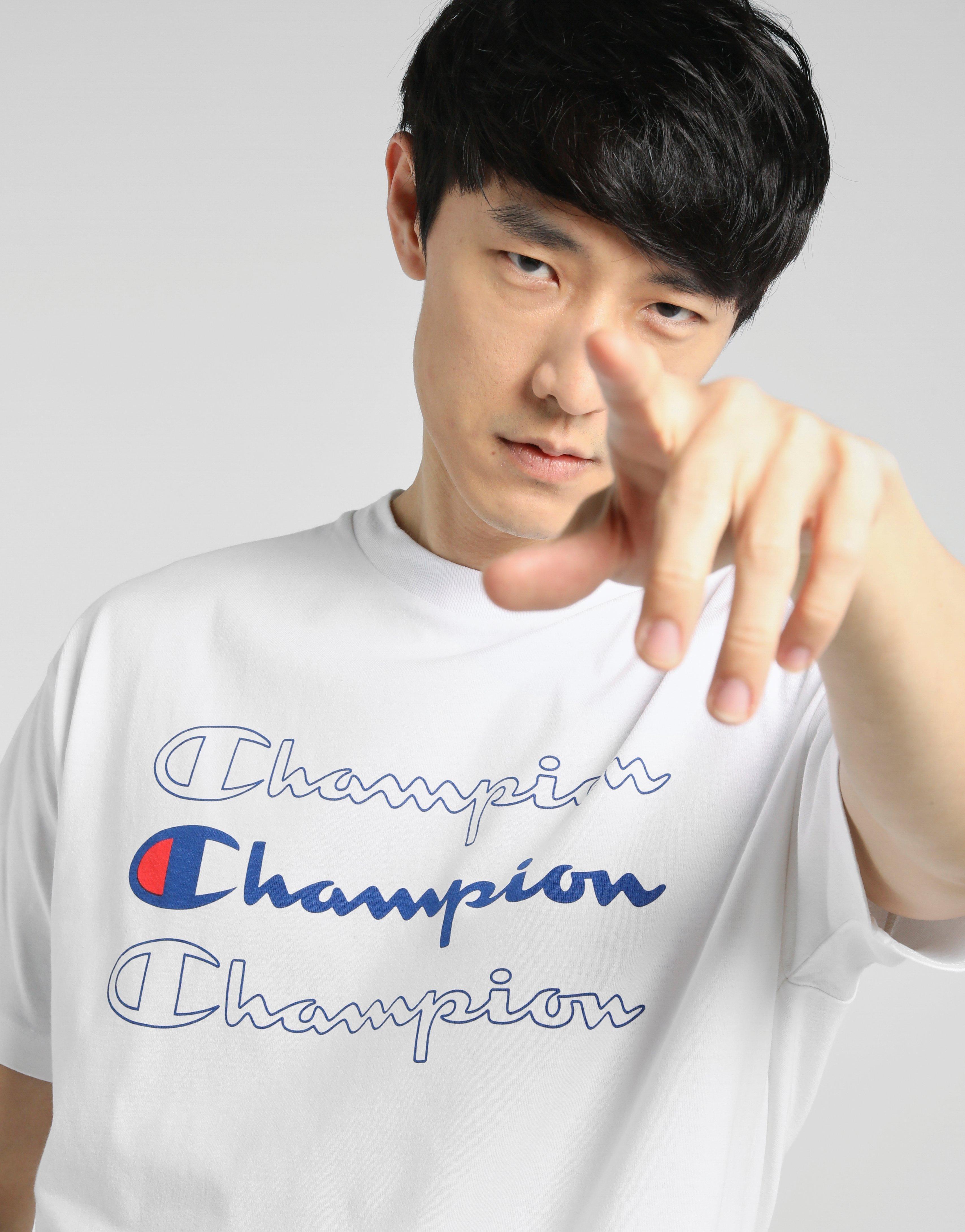 champion hands t shirt