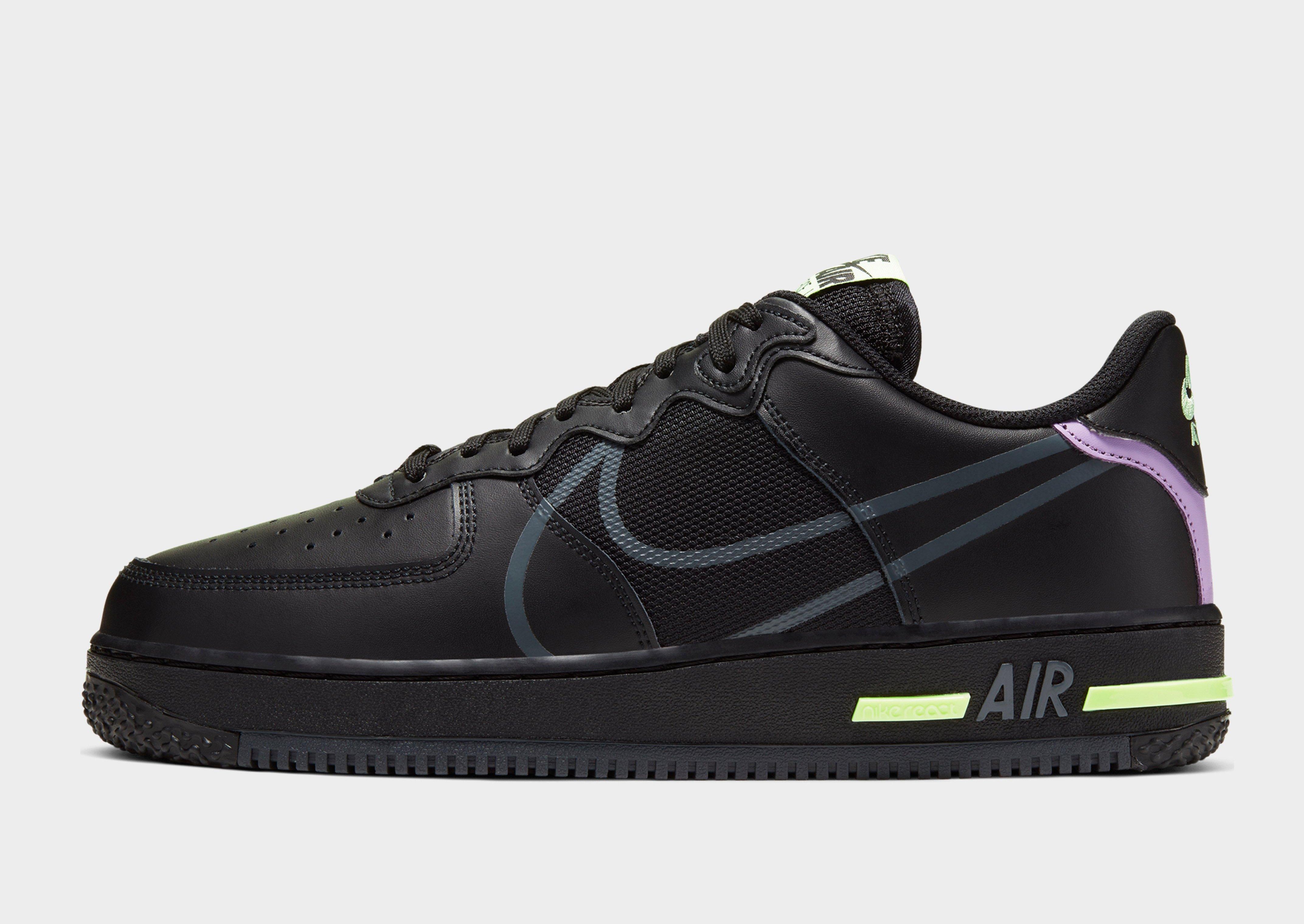 Buy Black Nike #AF1 REACT | JD Sports