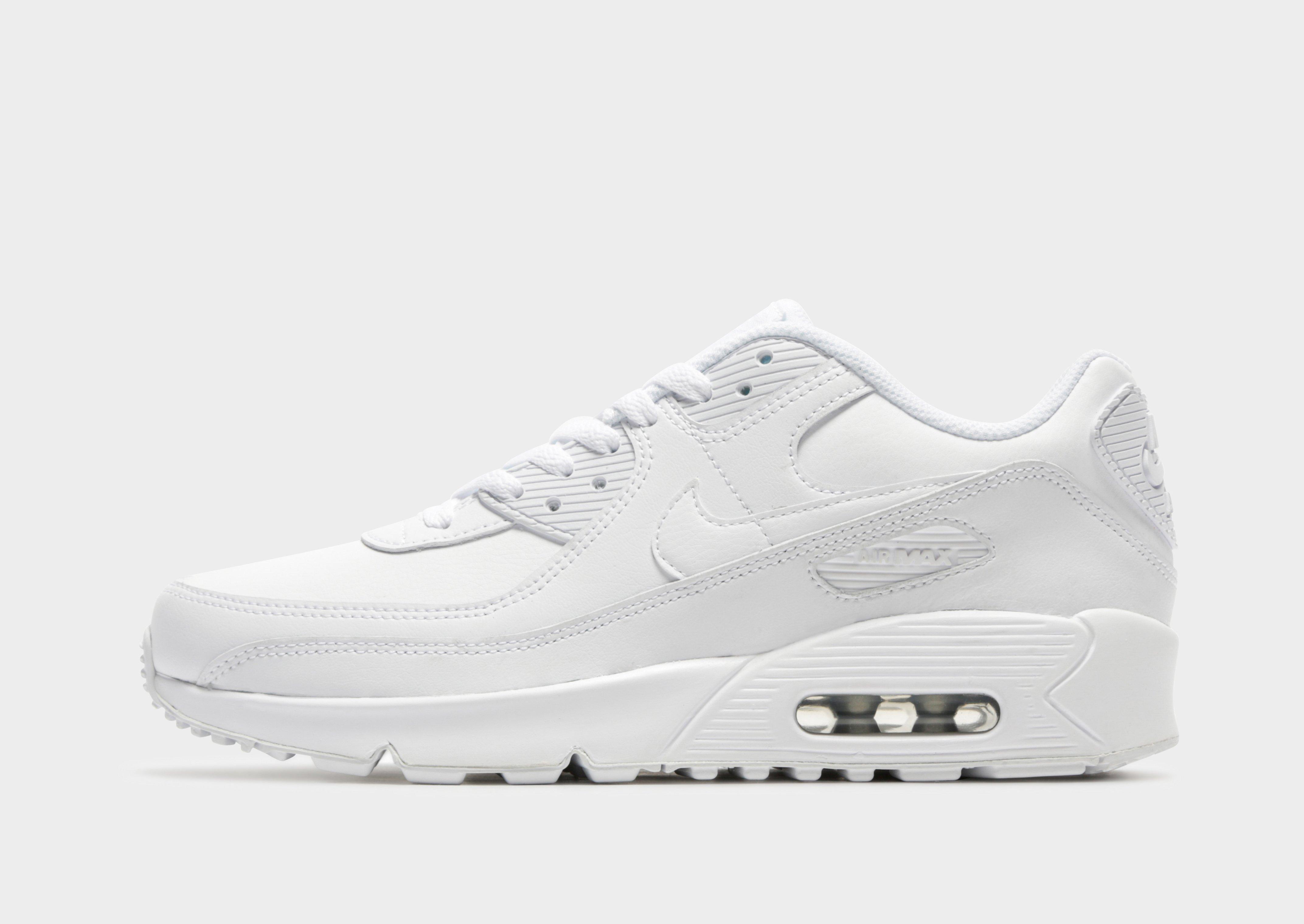 White Nike Air Max 90 Juniors' | JD Sports