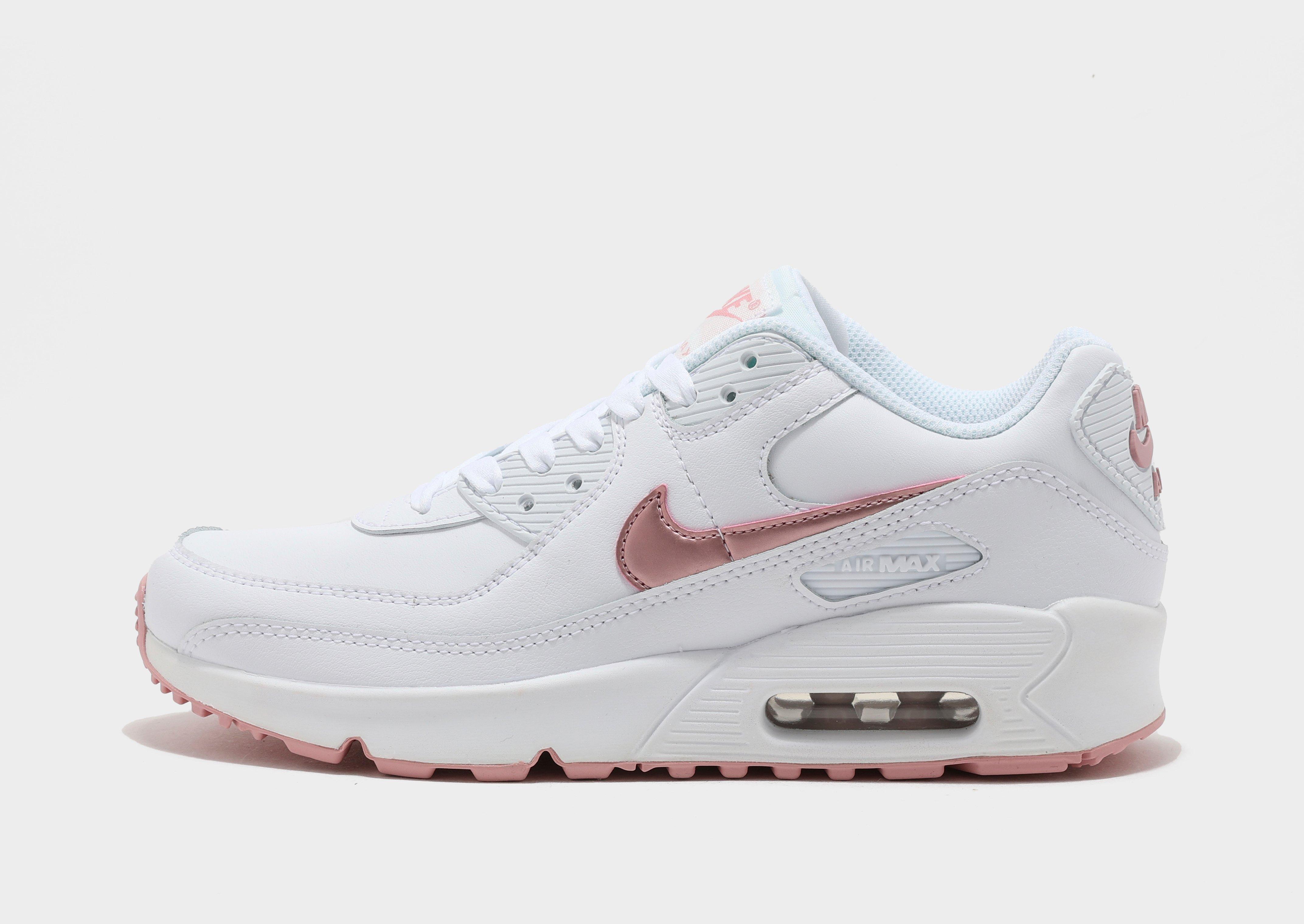 White Nike Air Max 90 Junior - JD Sports Singapore