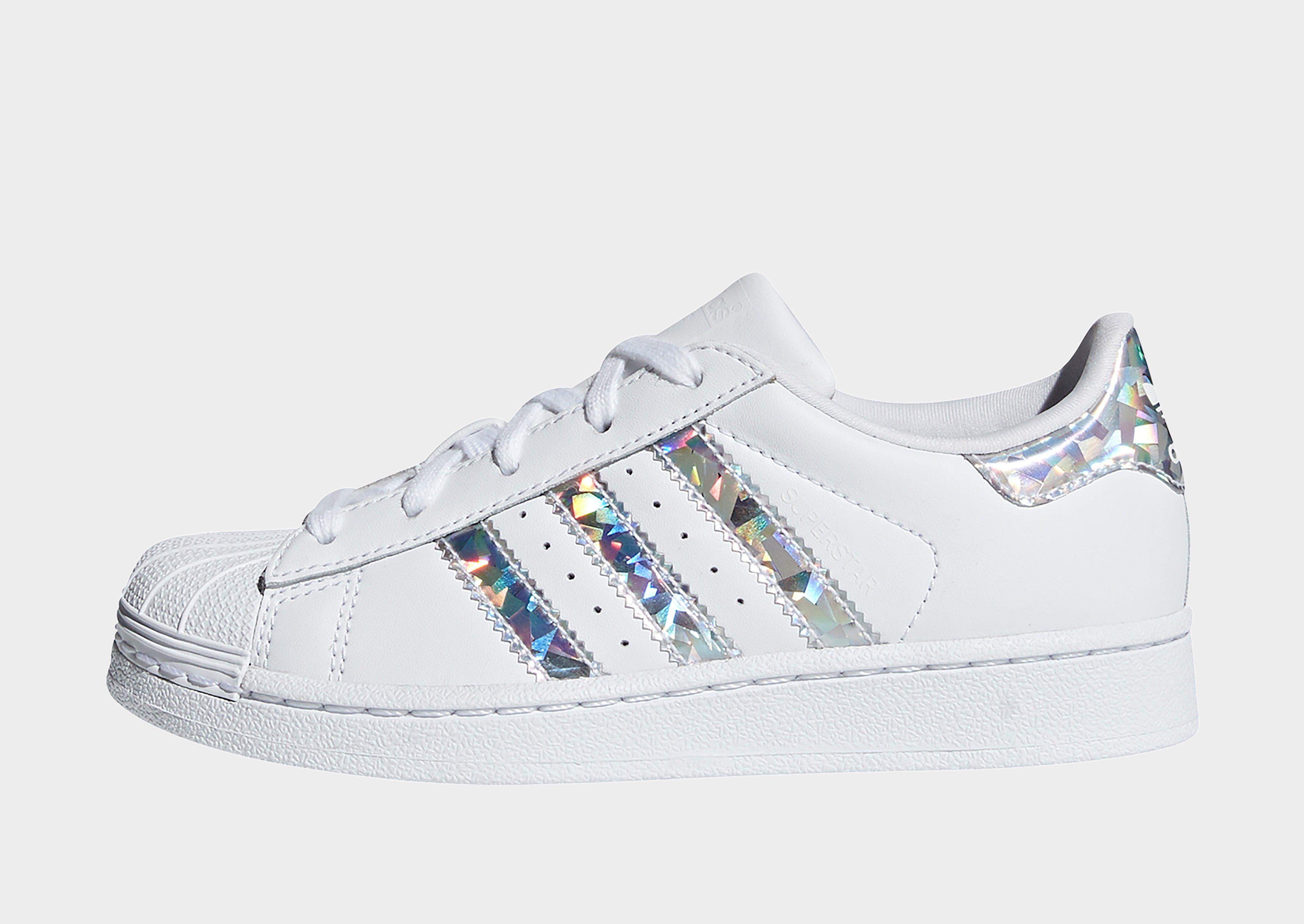 childrens adidas superstar iridescent