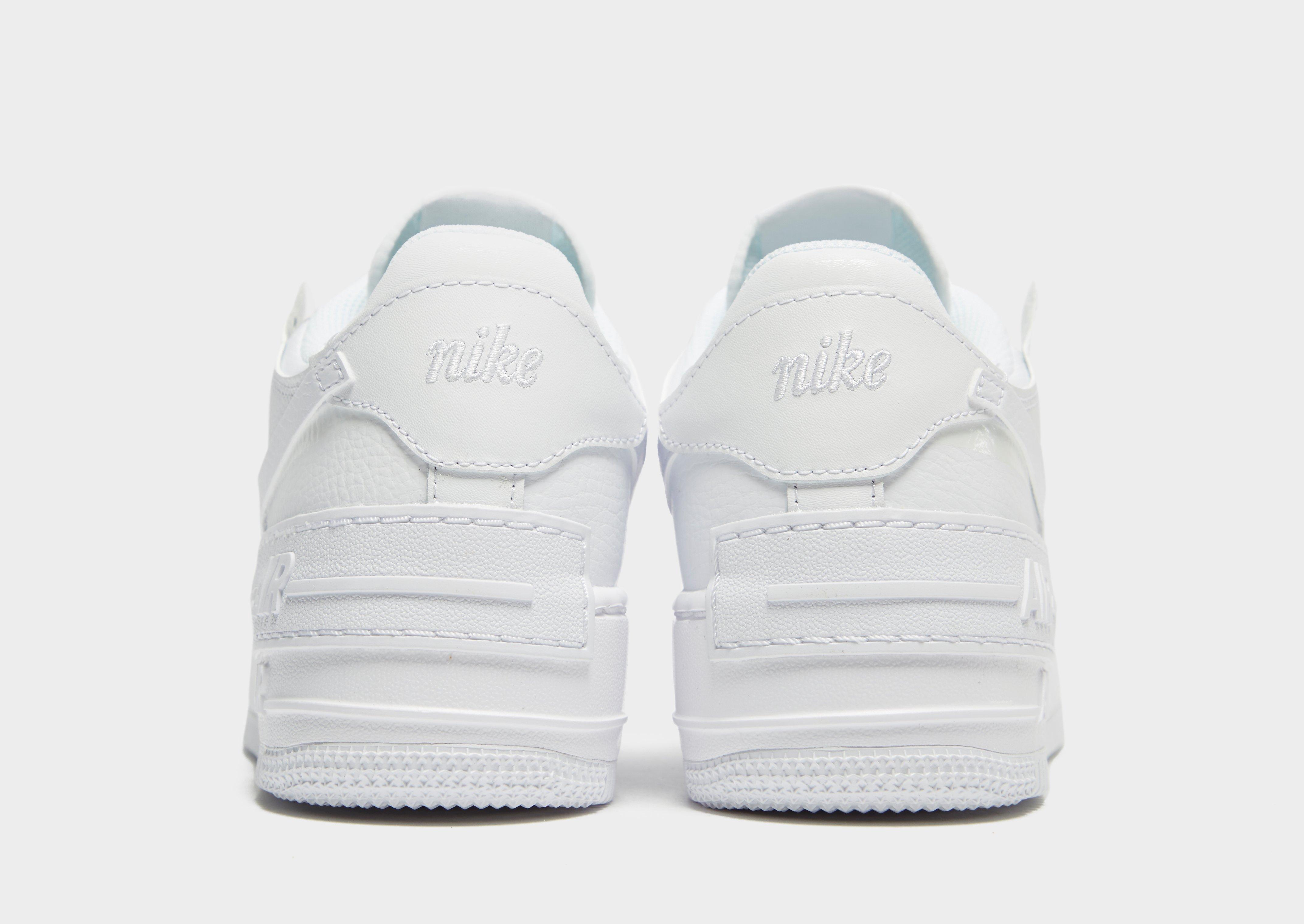 white nike af1s