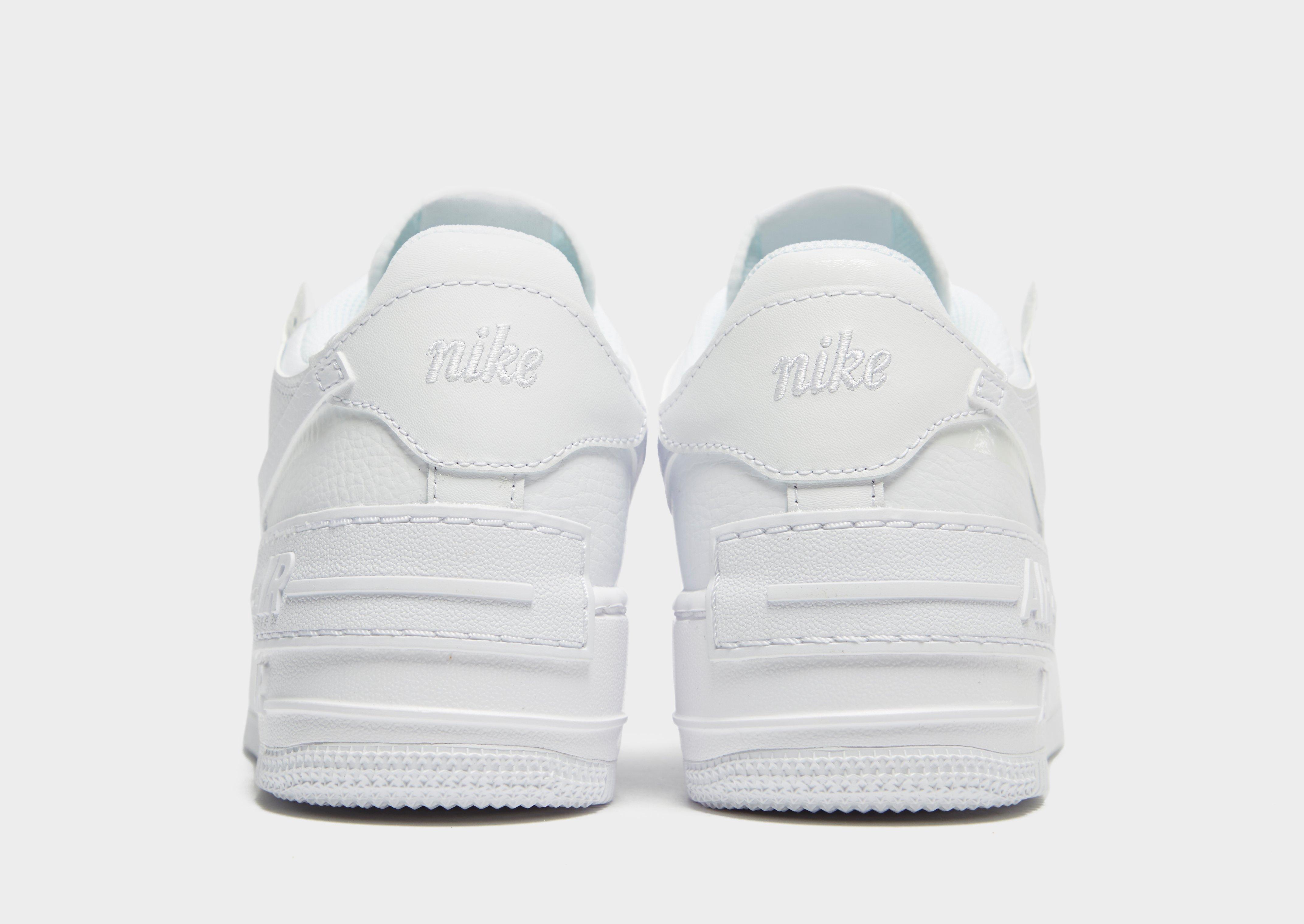 nike air force 1 shadow full white