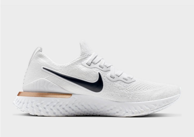 nike epic react flyknit 2 women's white