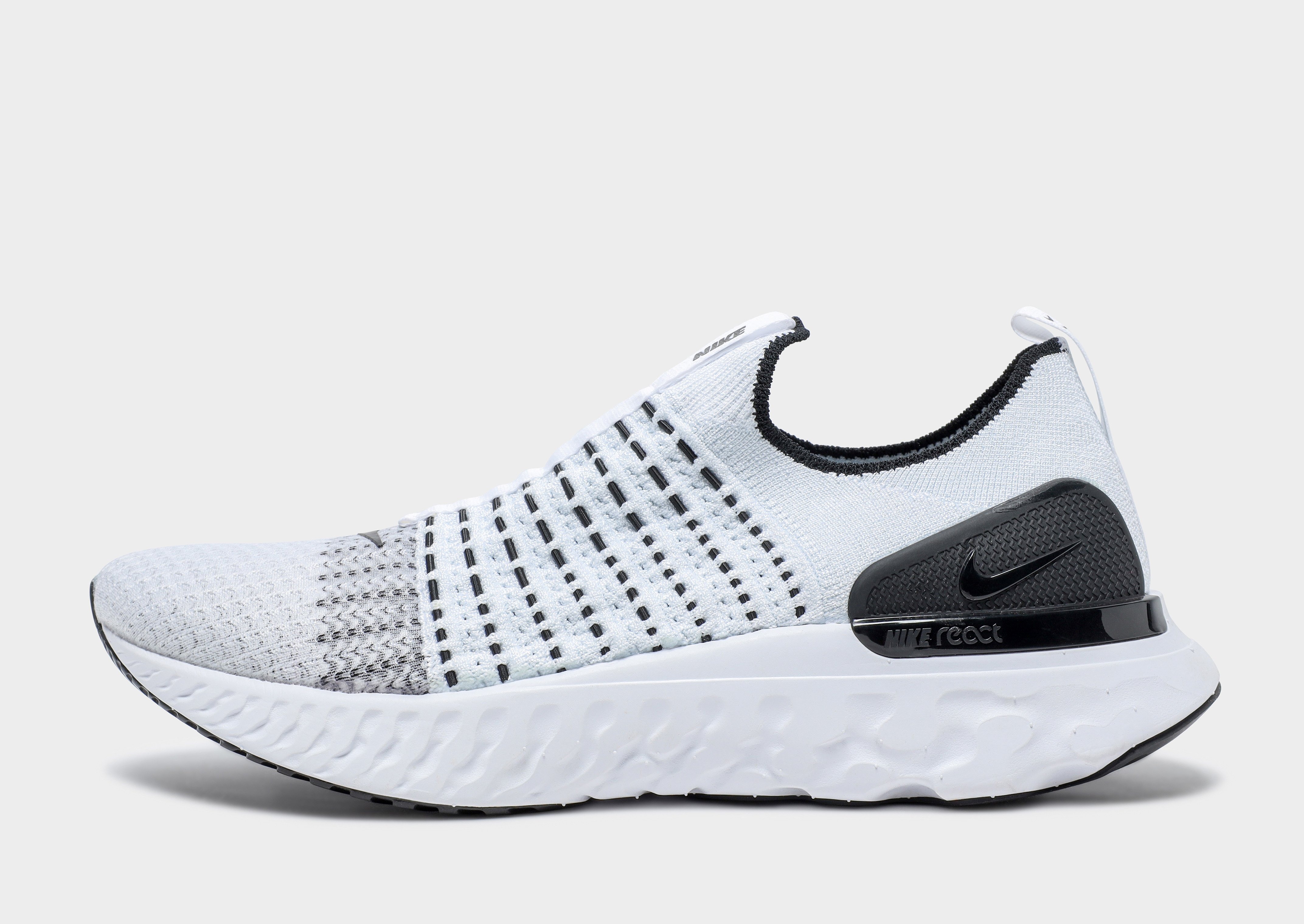 White Nike React Phantom Run Flyknit 2 - JD Sports