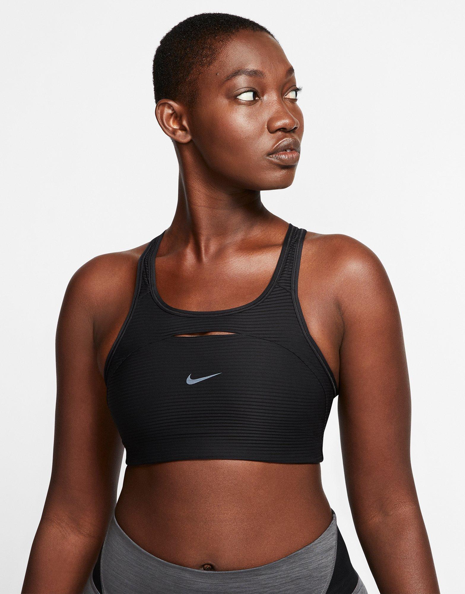 nike women's air medium support mesh sports bra