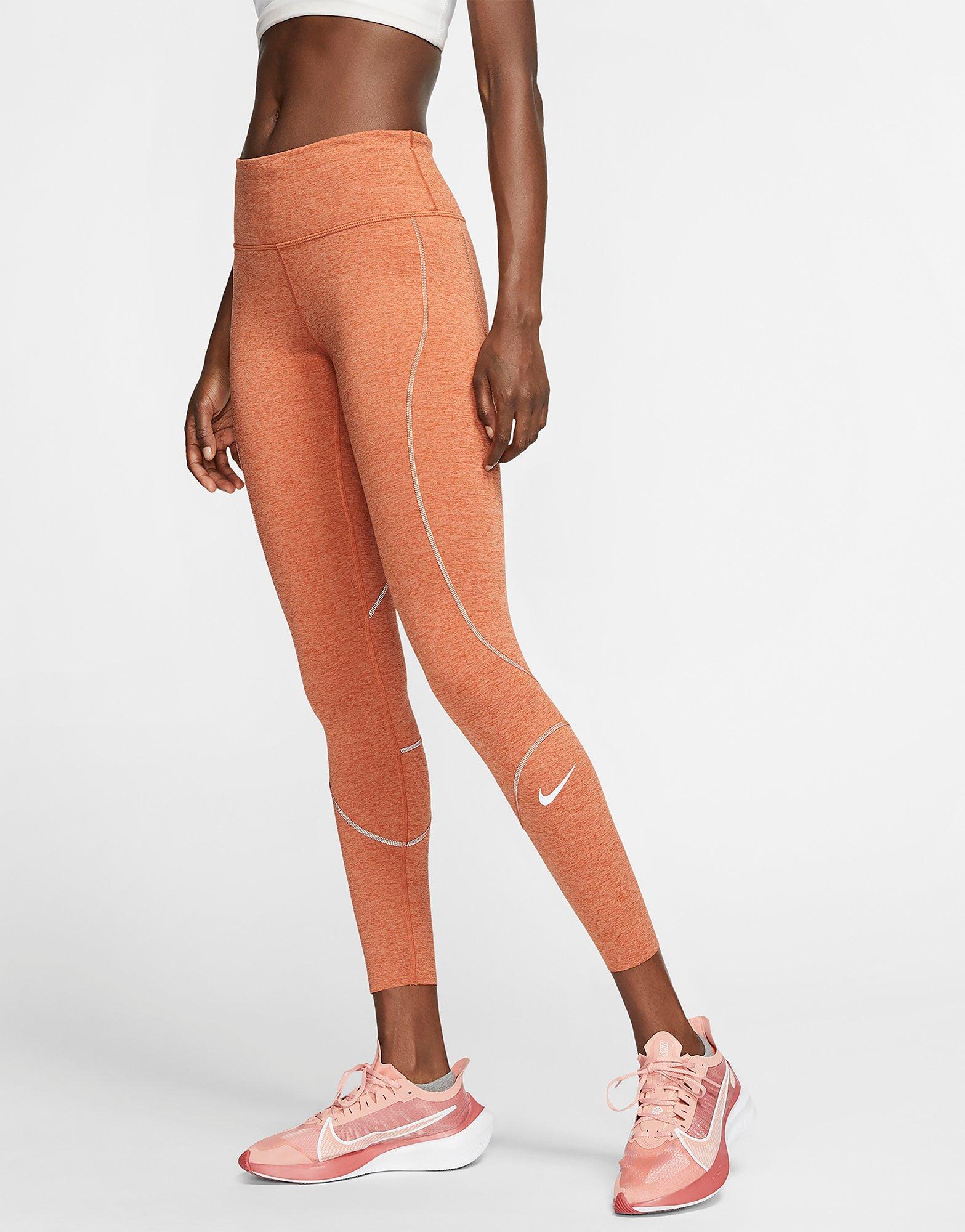 peach nike leggings