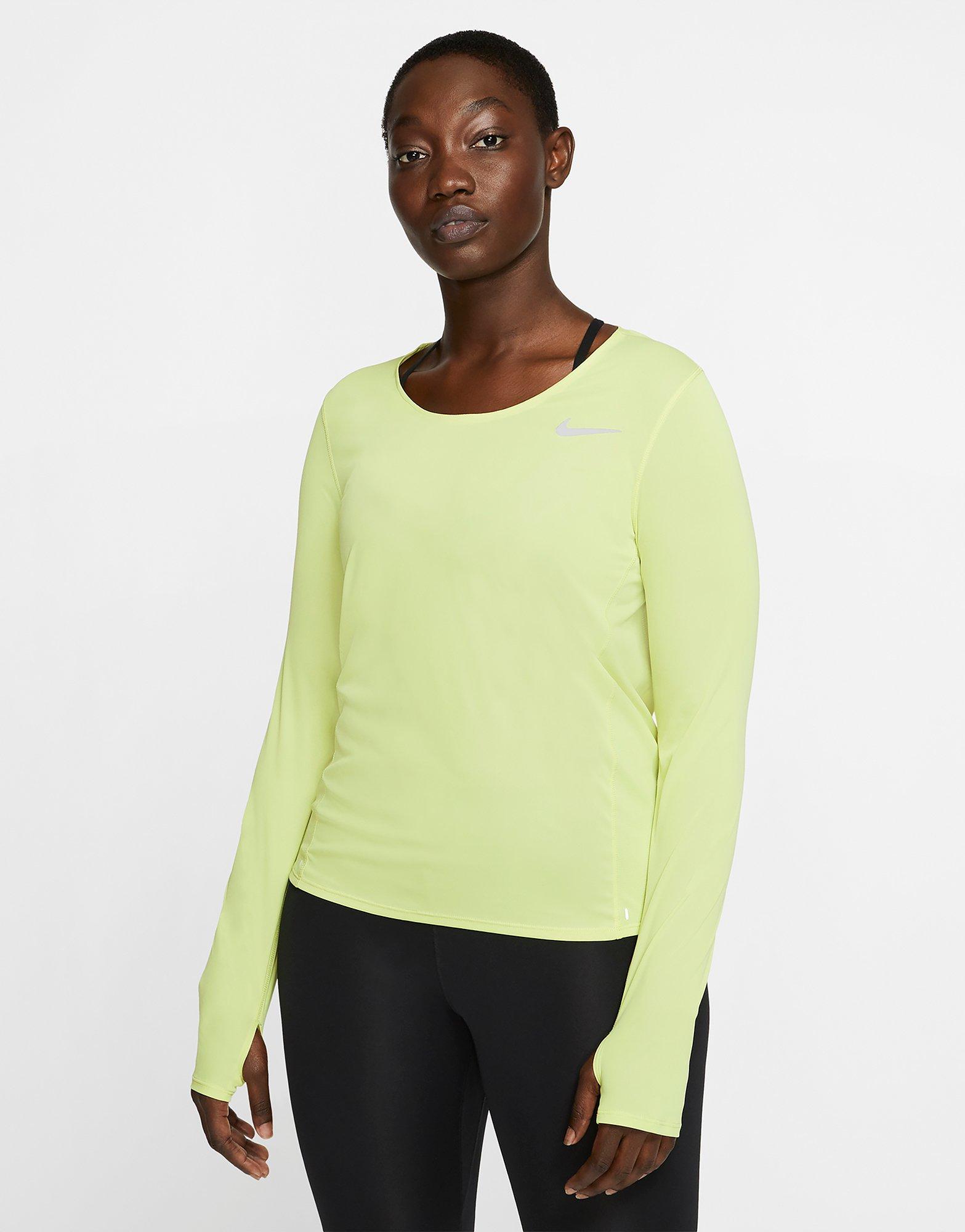 ladies nike long sleeve running top