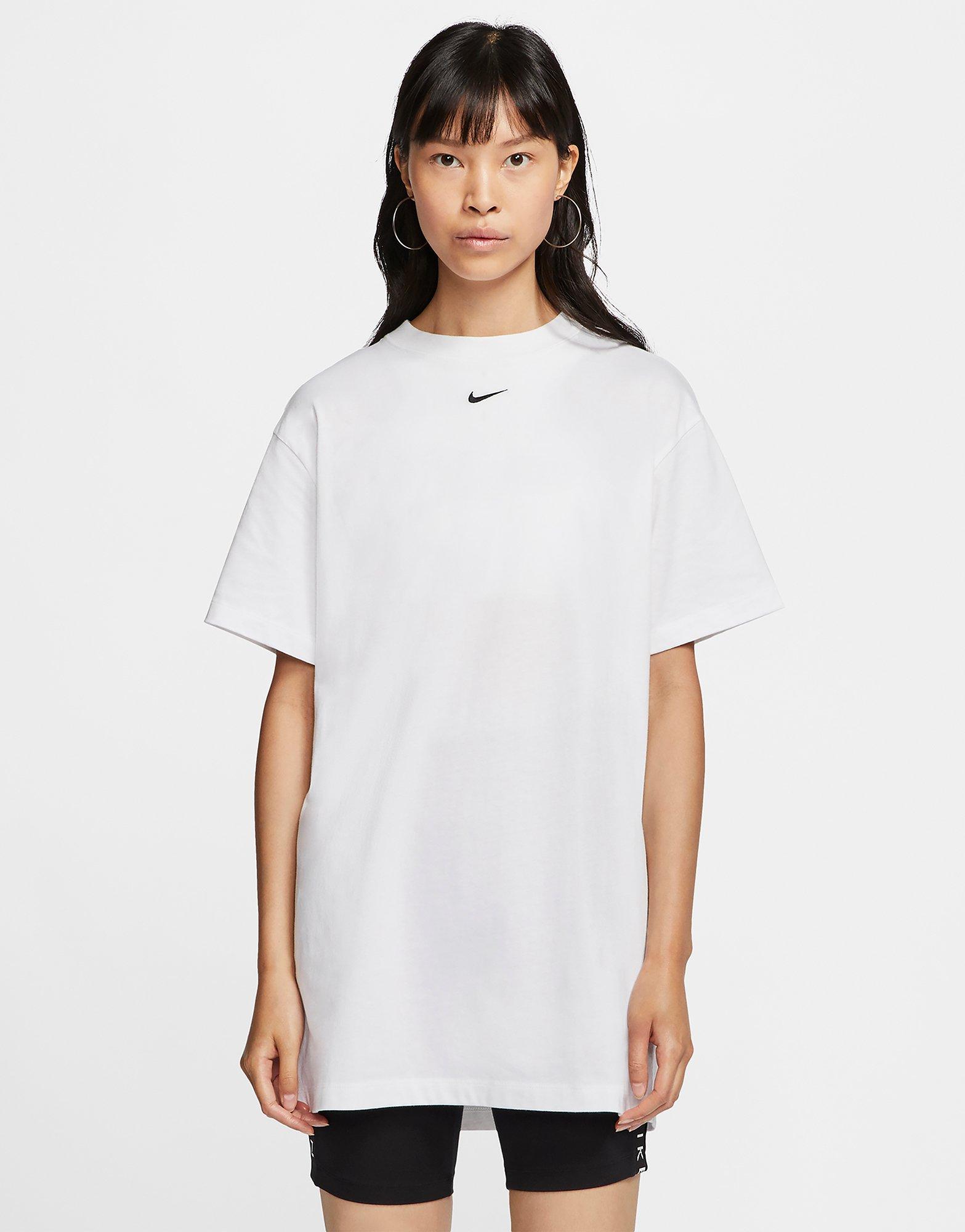 all white nike dress