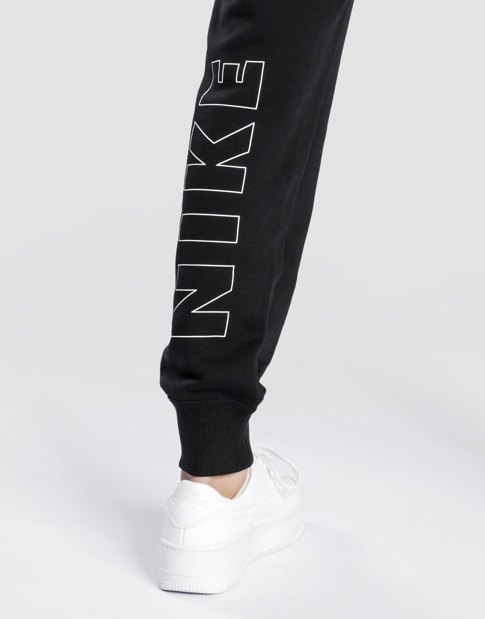 nike air track pants black