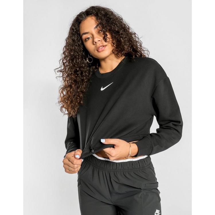 Nike Swoosh Crop Crew Sweatshirt