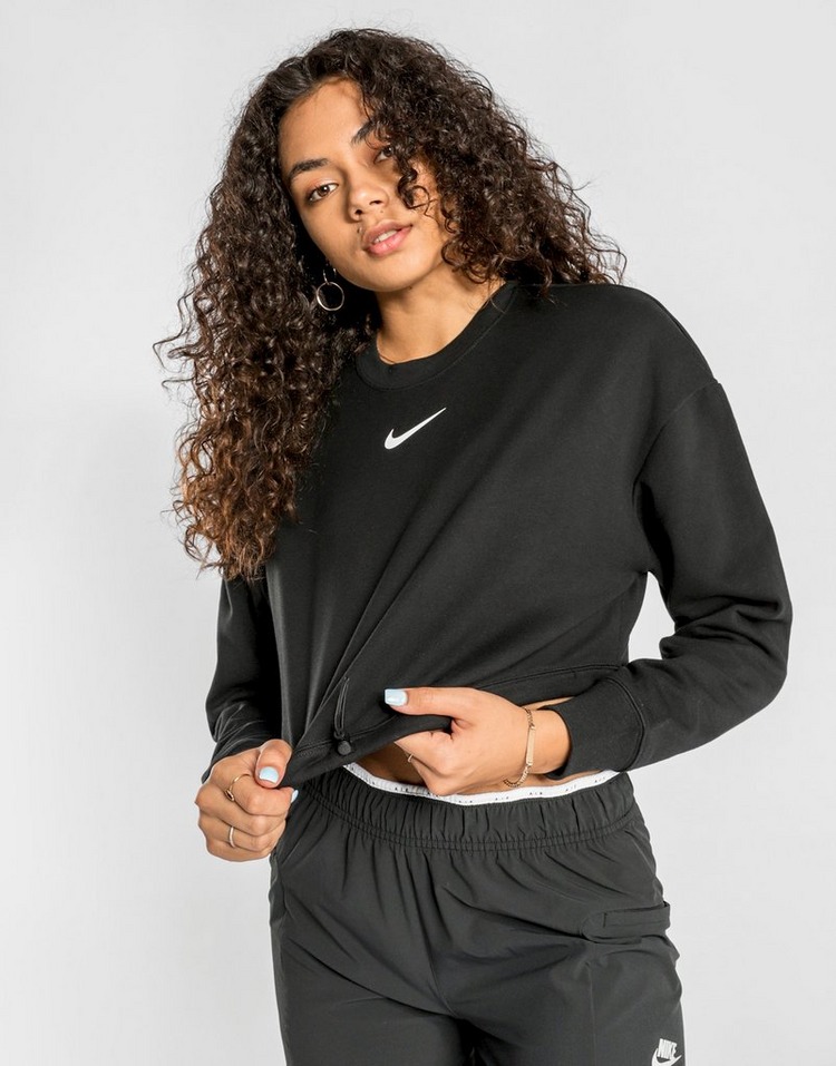 Nike Swoosh Crop Crew Sweatshirt