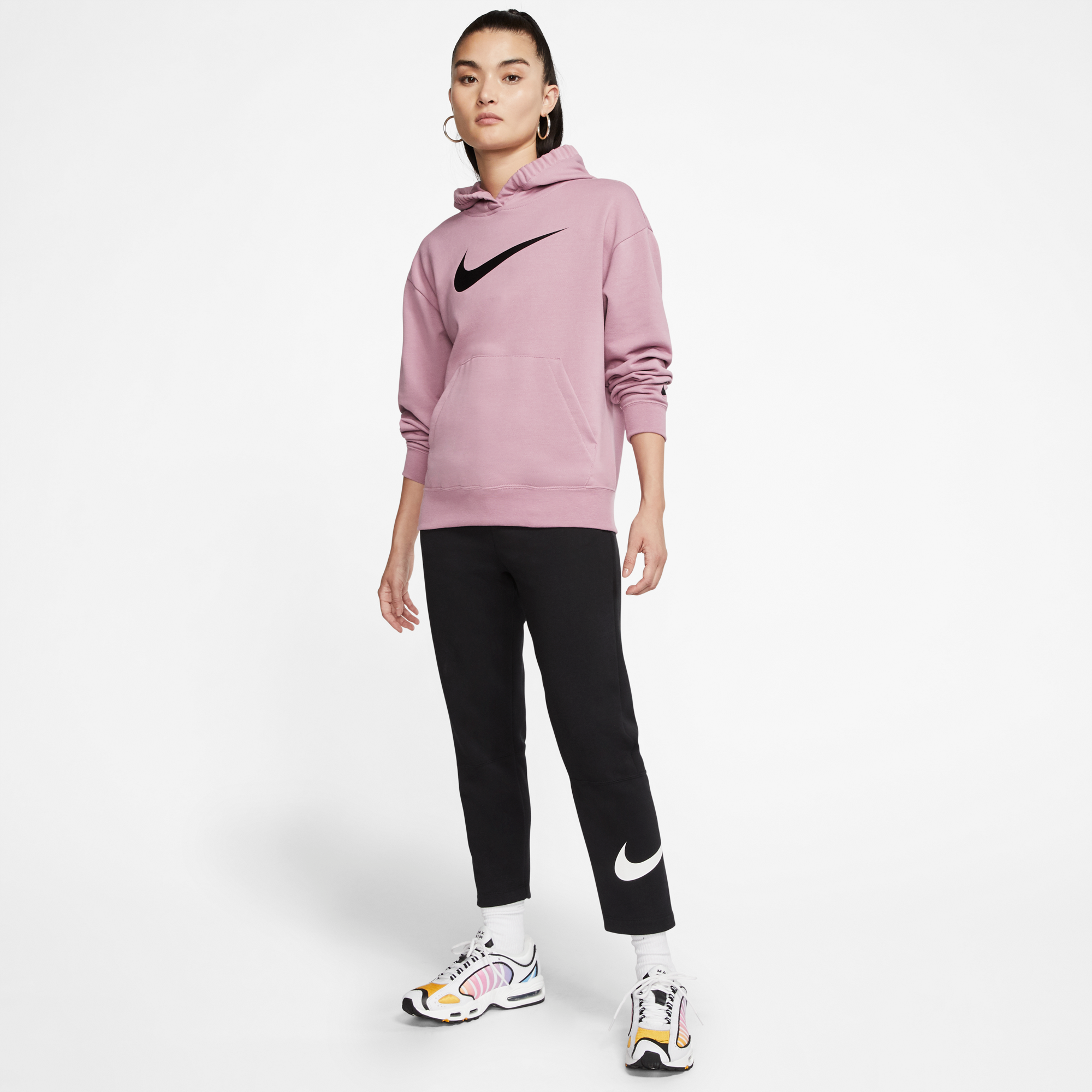 nike swoosh fleece pants