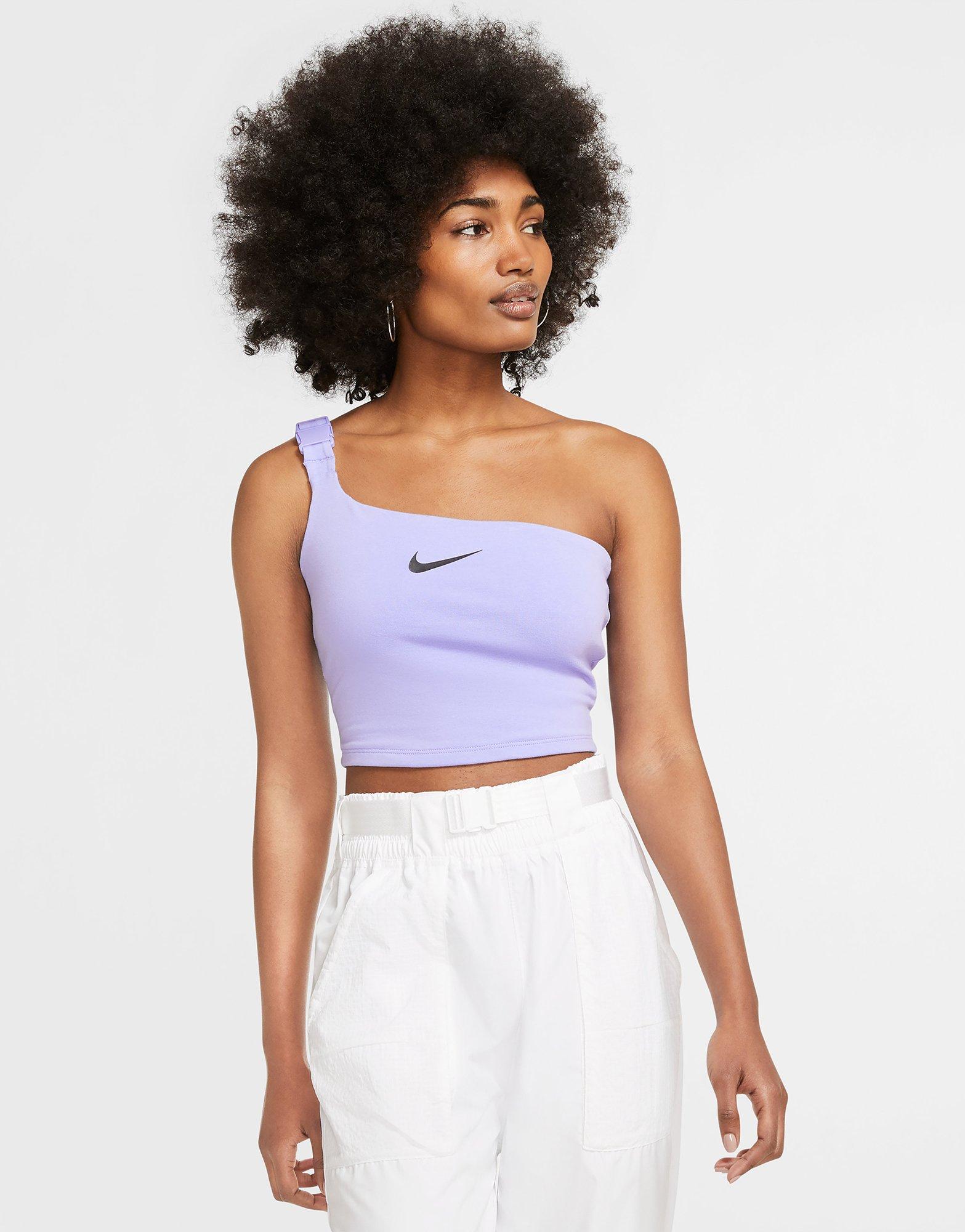 nike sportswear swoosh crop top