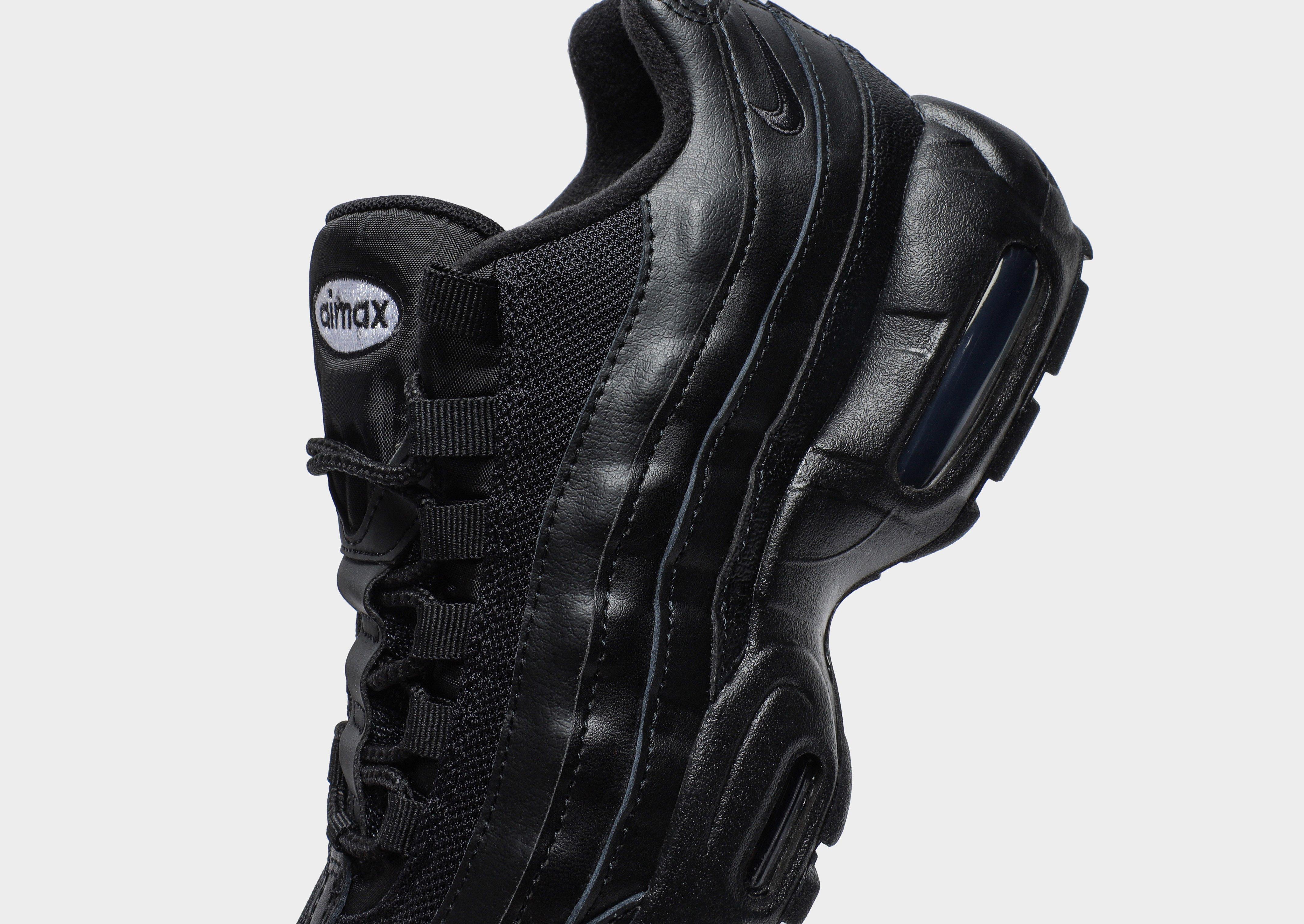 black nike 95 junior