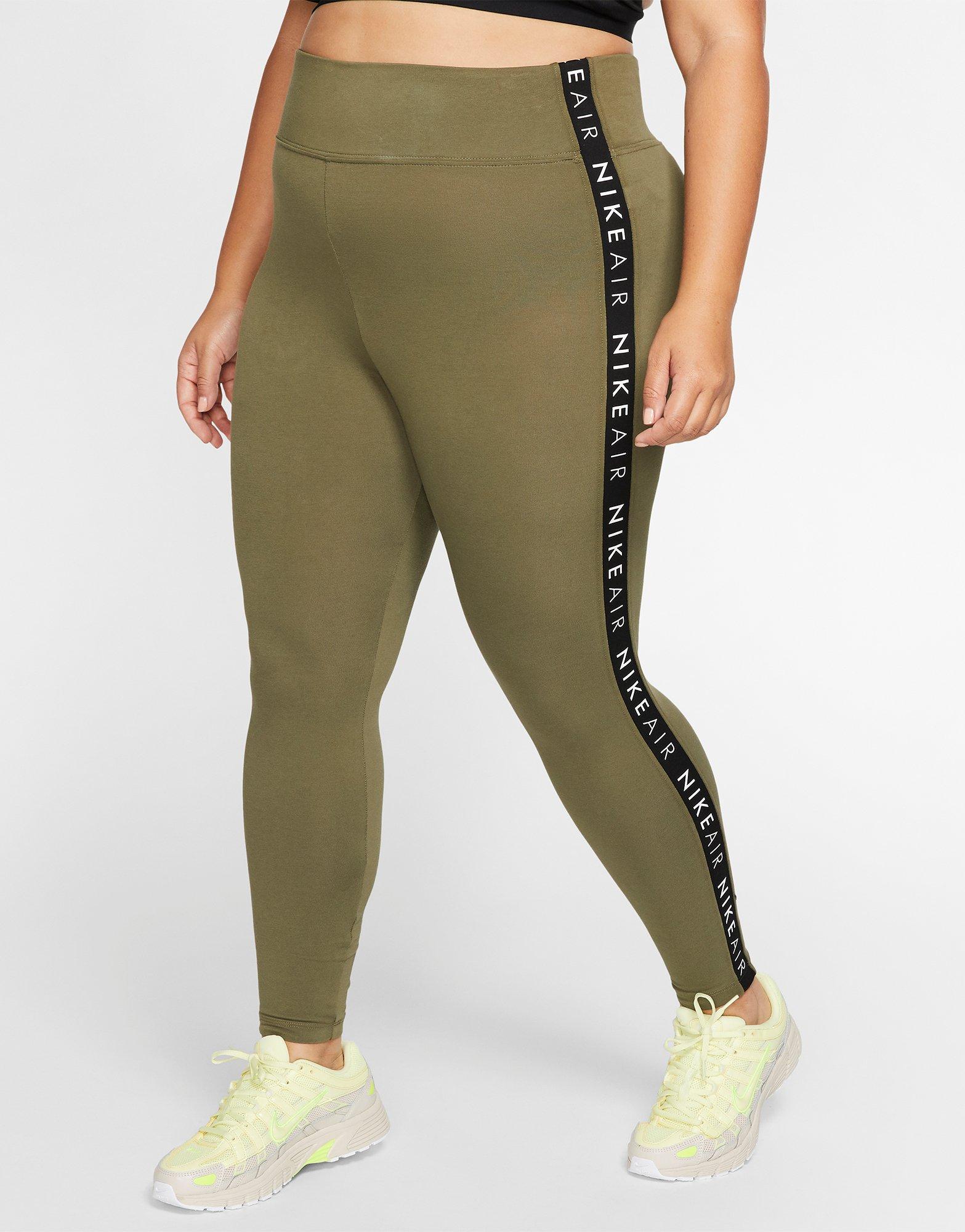 green nike leggings