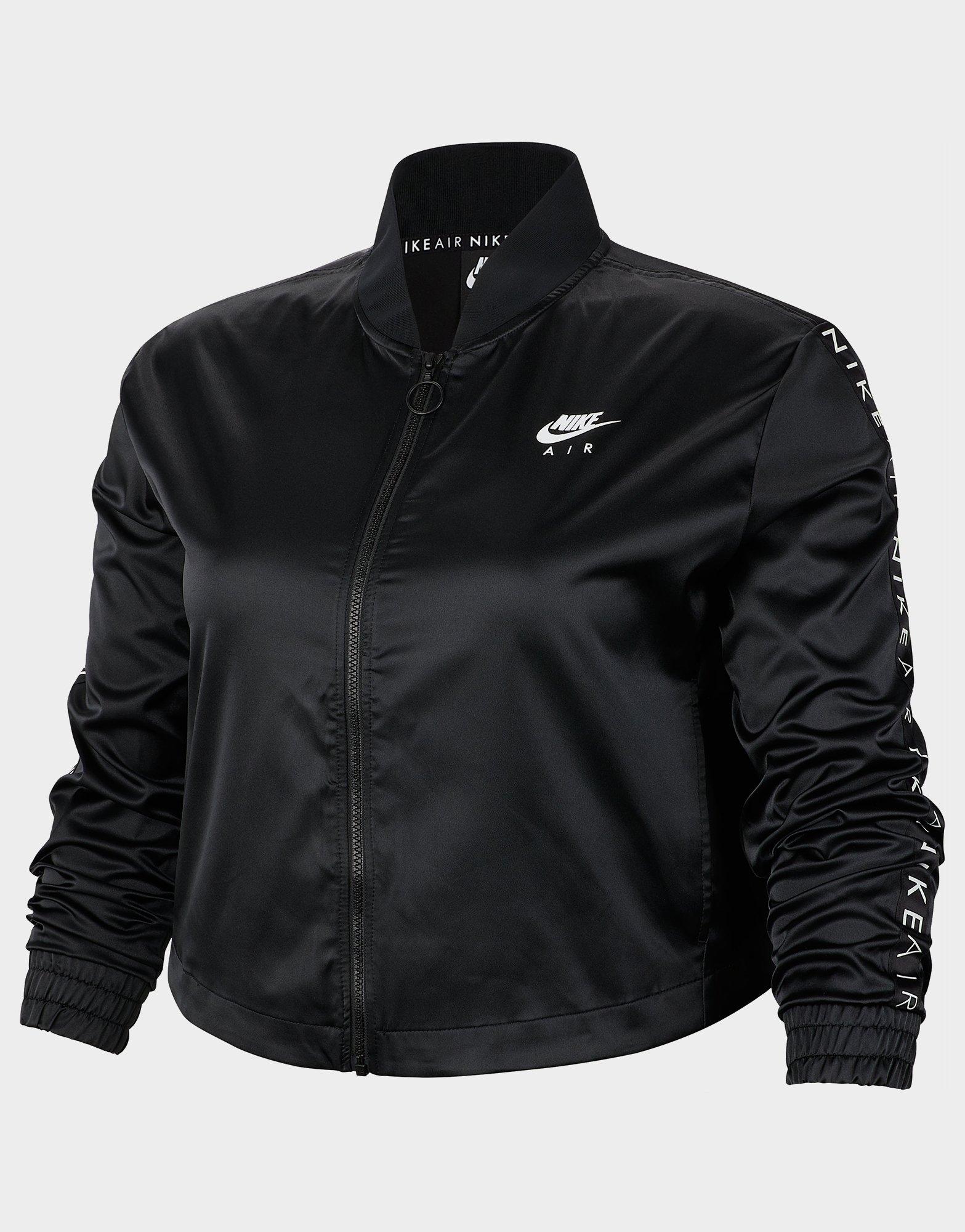 black nike track jacket