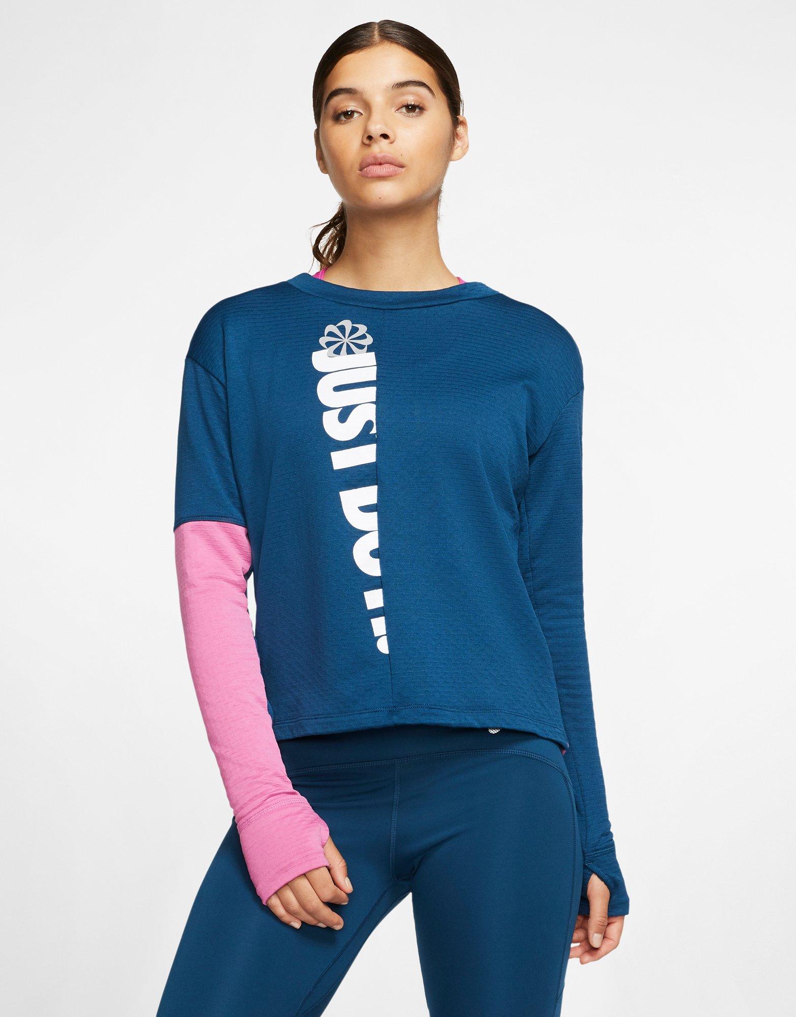 nike therma sphere element women's long sleeve running top