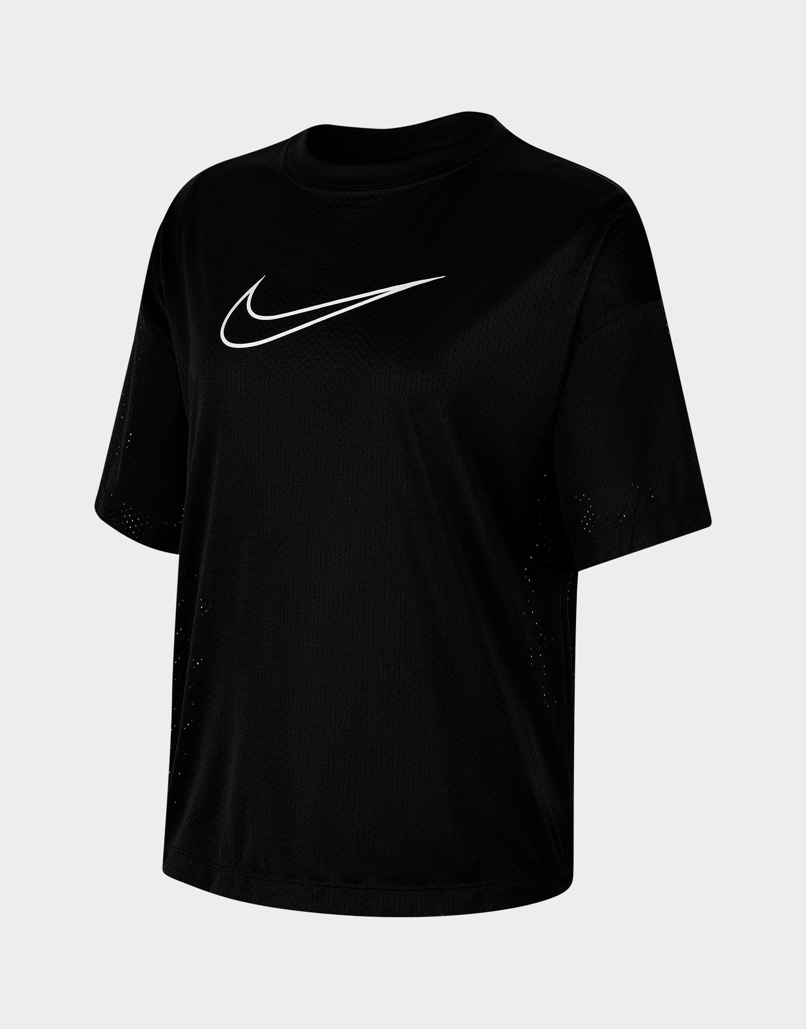 Black Nike Nike Sportswear Women's Mesh Short-Sleeve Top | JD Sports