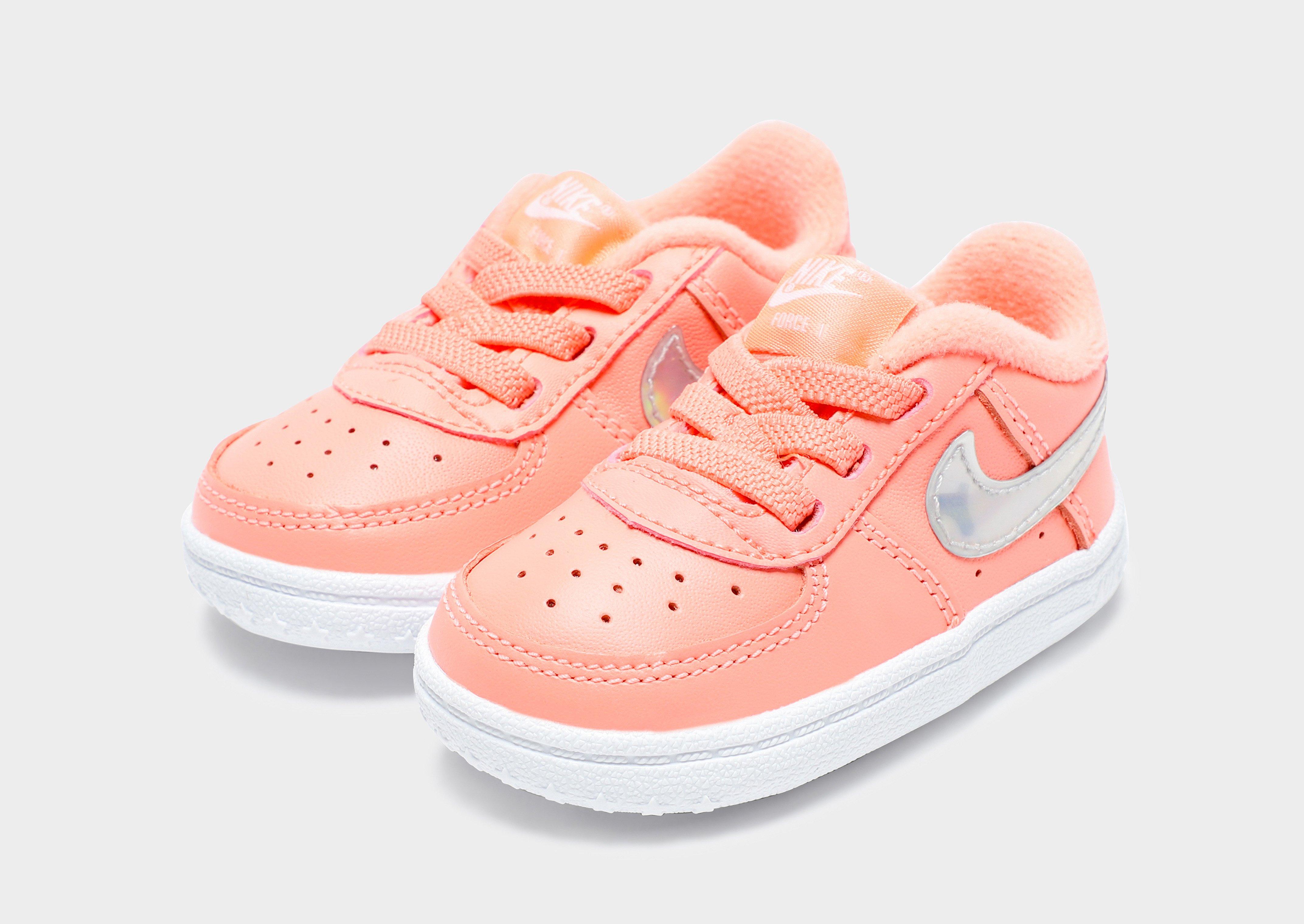 pink nike crib shoes