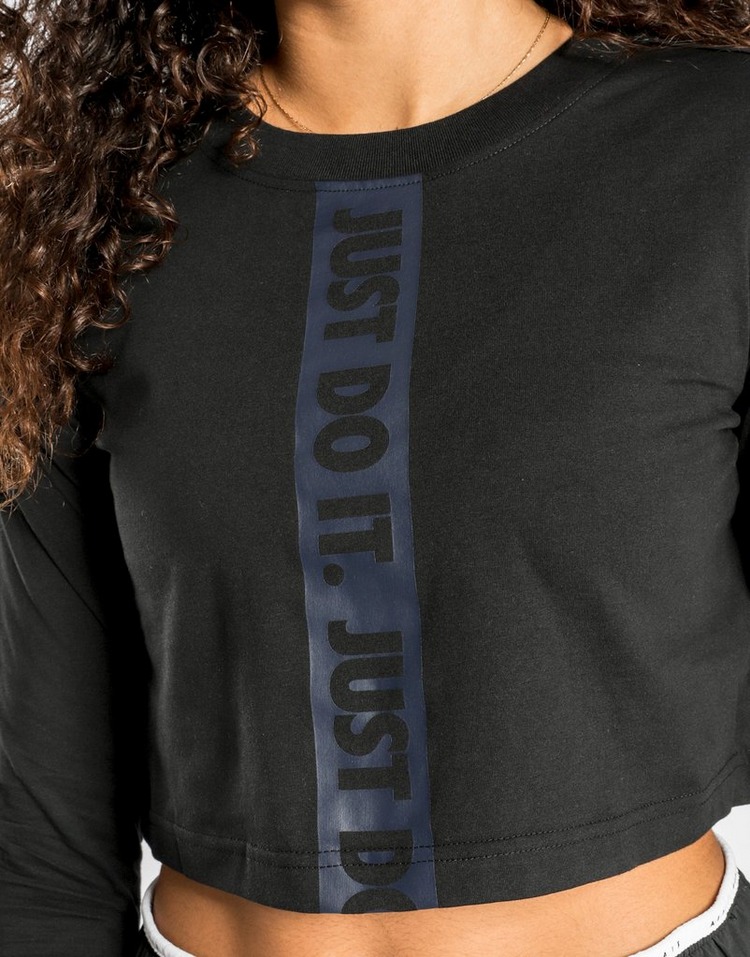 Nike Swoosh Run Crop Long Sleeve T-Shirt