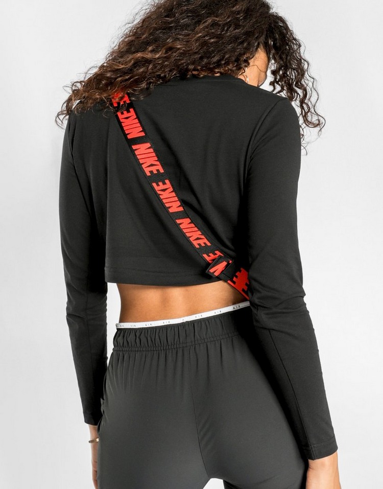 Nike Swoosh Run Crop Long Sleeve T-Shirt