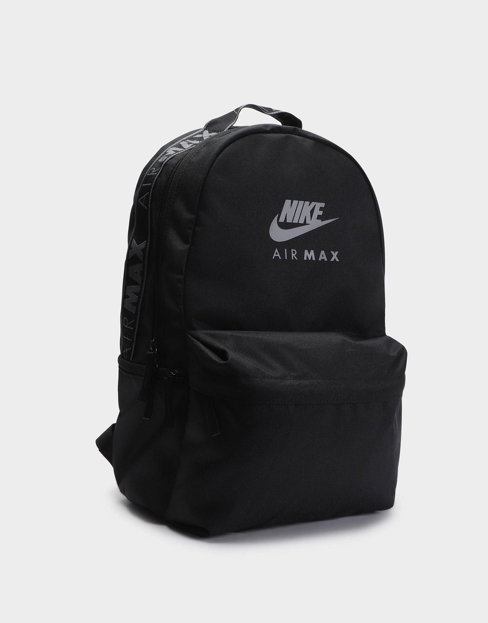 nike black air max backpack