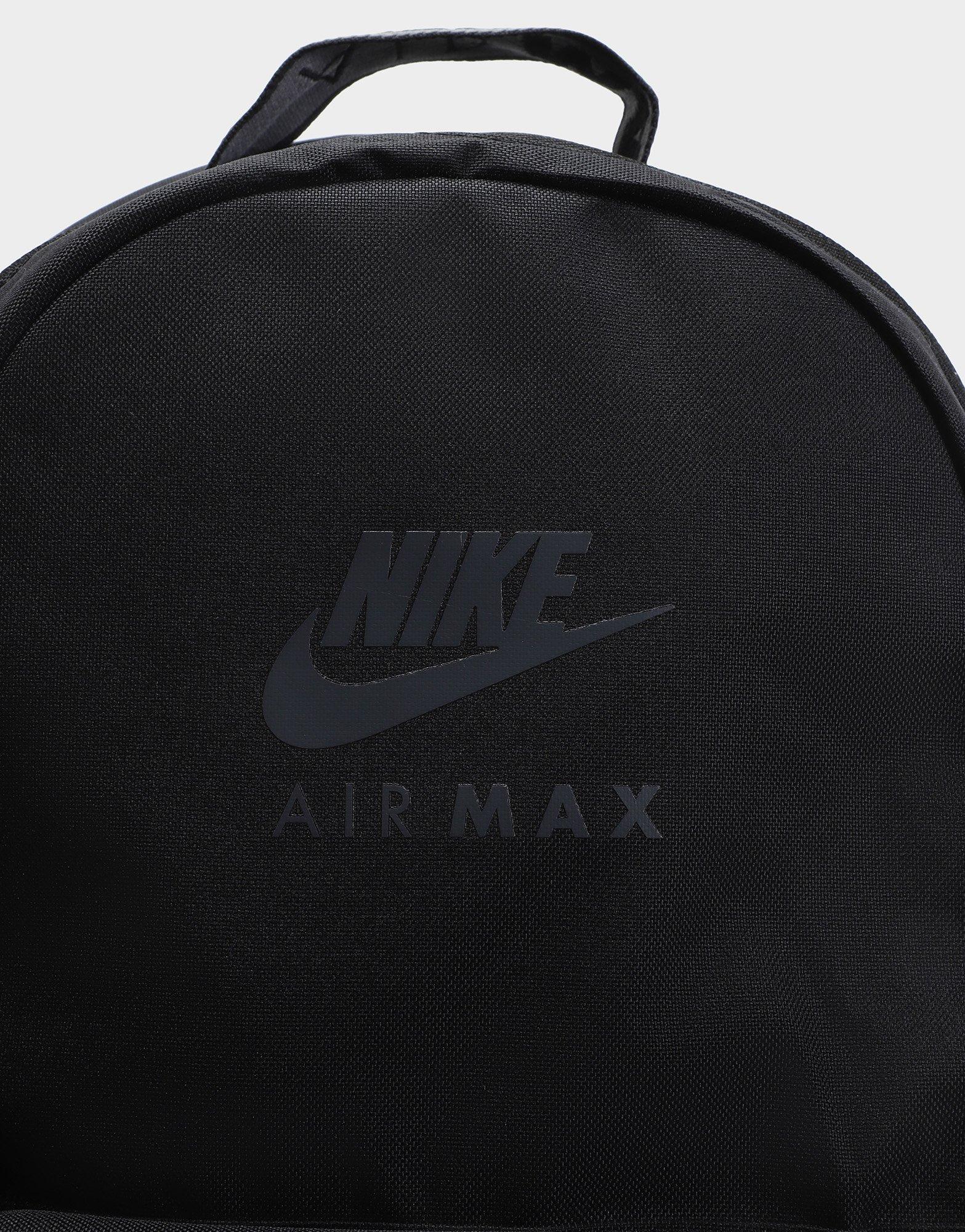nike air max backpack black