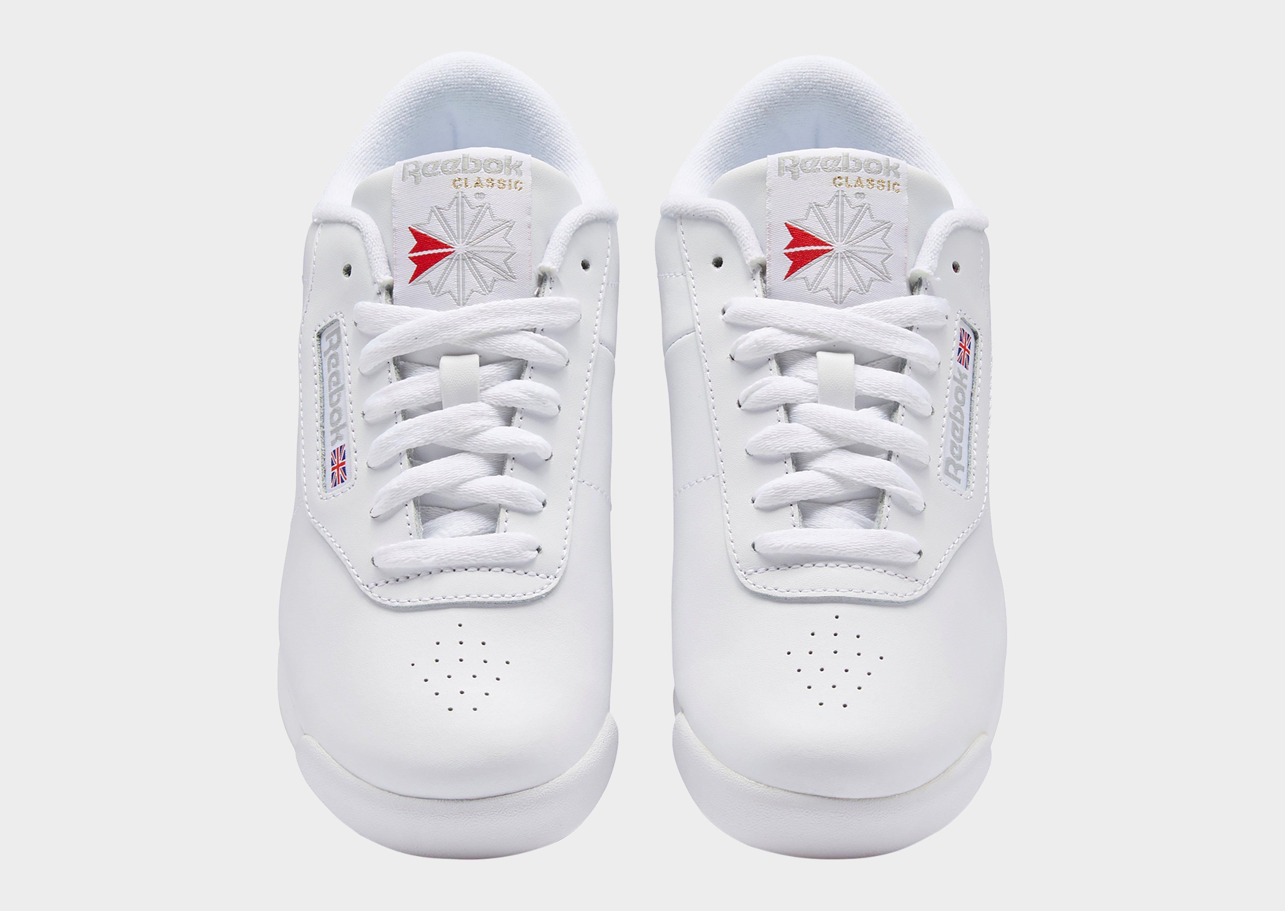 reebok white princess trainers