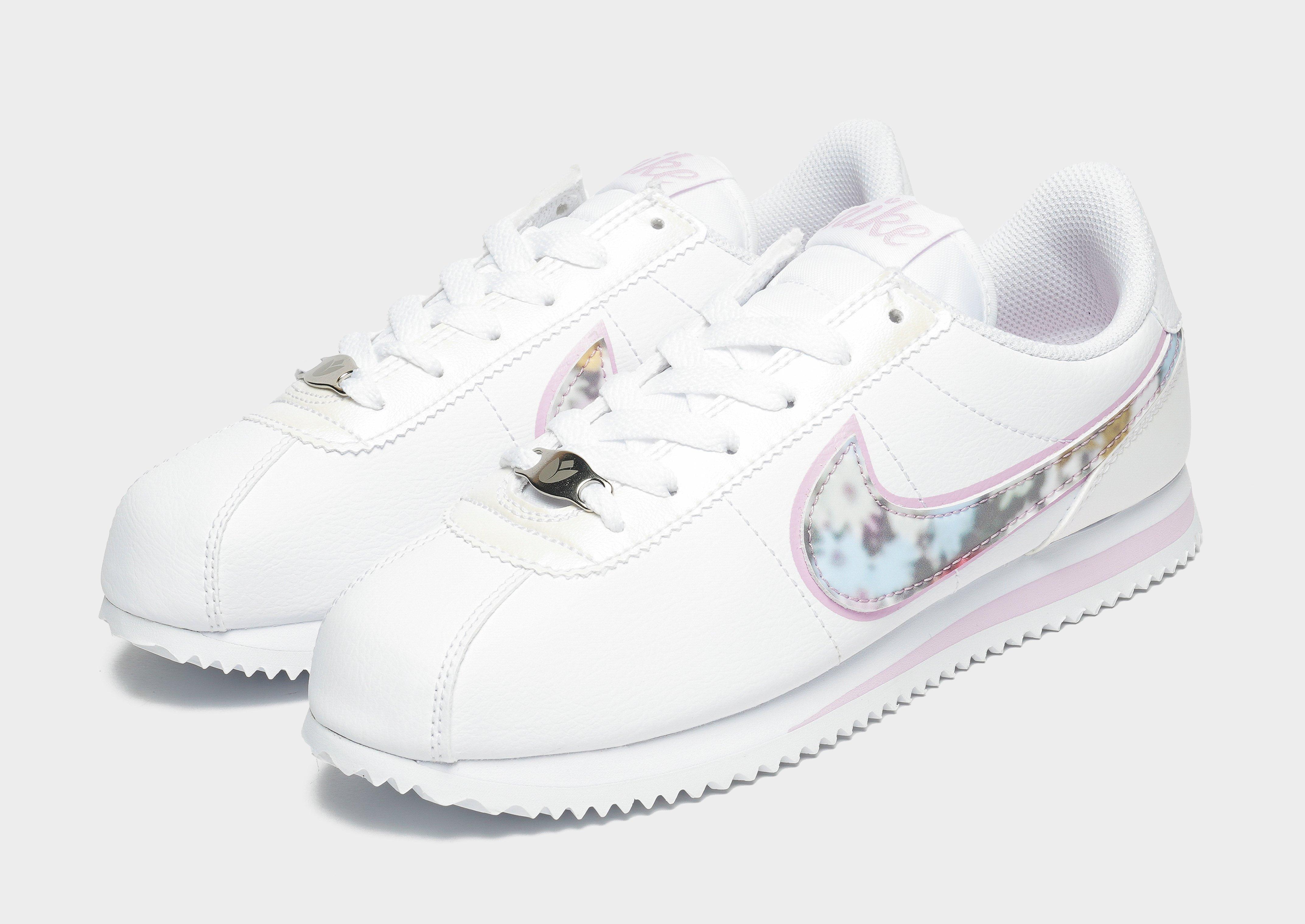 nike cortez junior white