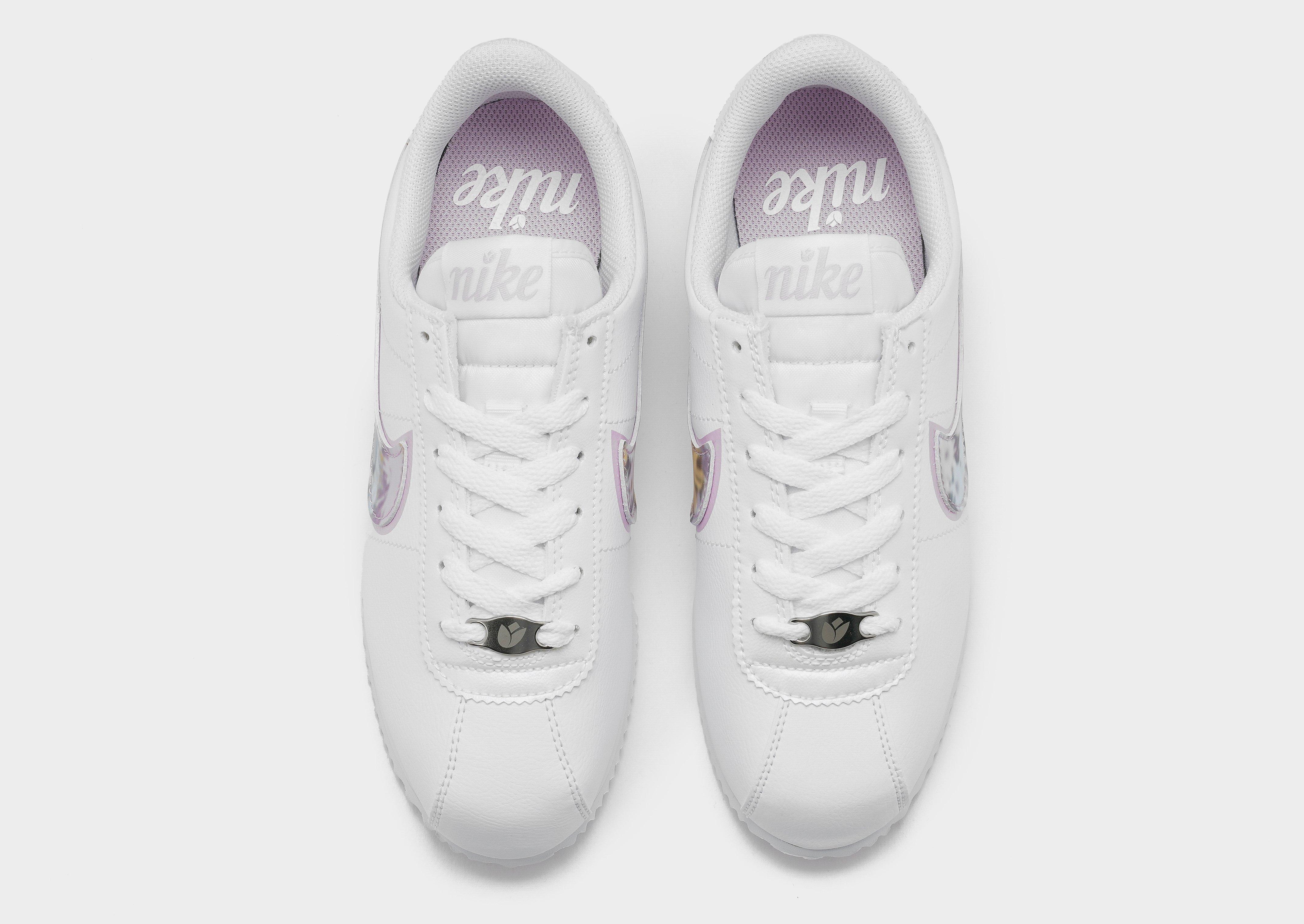 nike cortez junior white