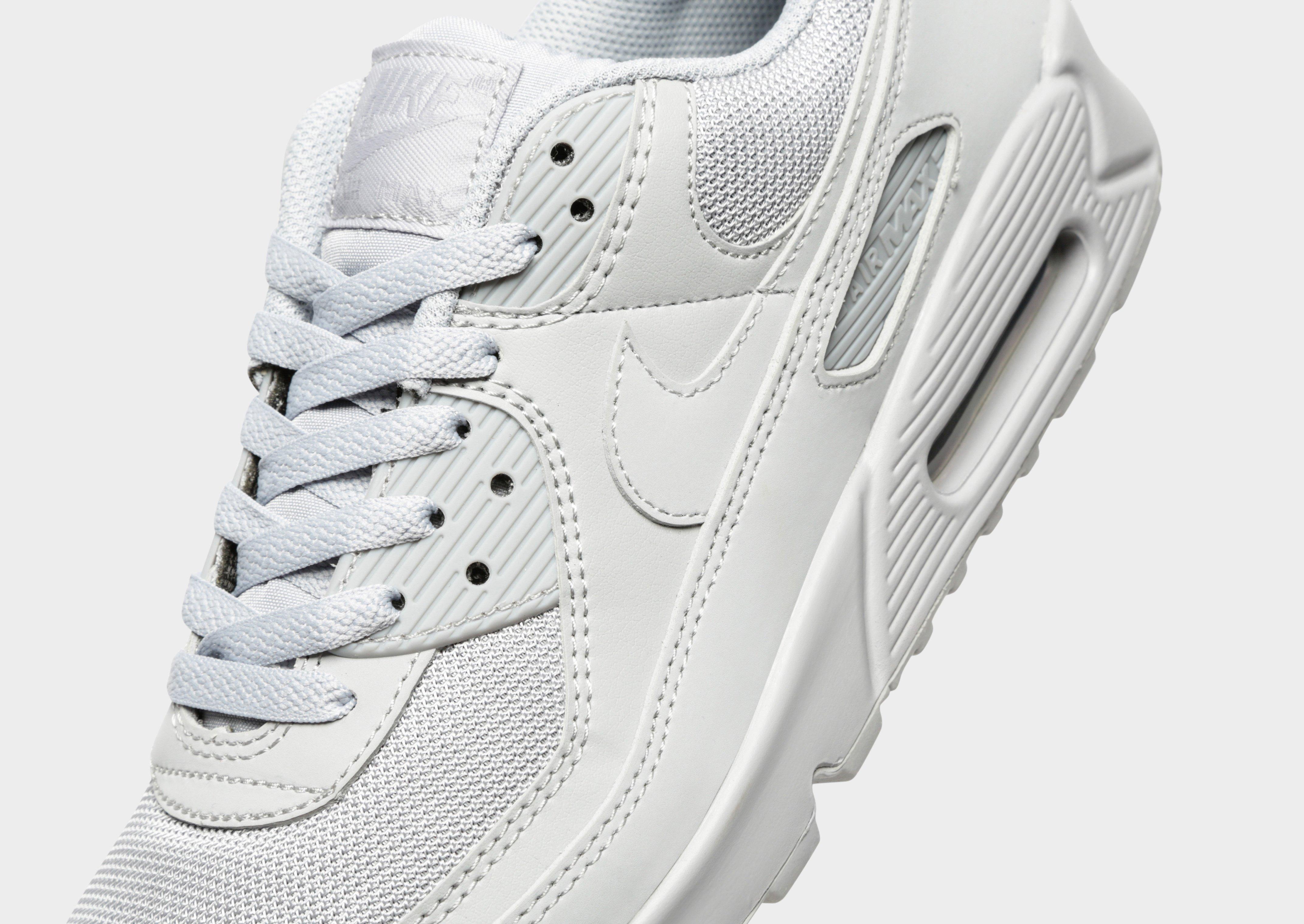 Air max 90 white best sale and grey