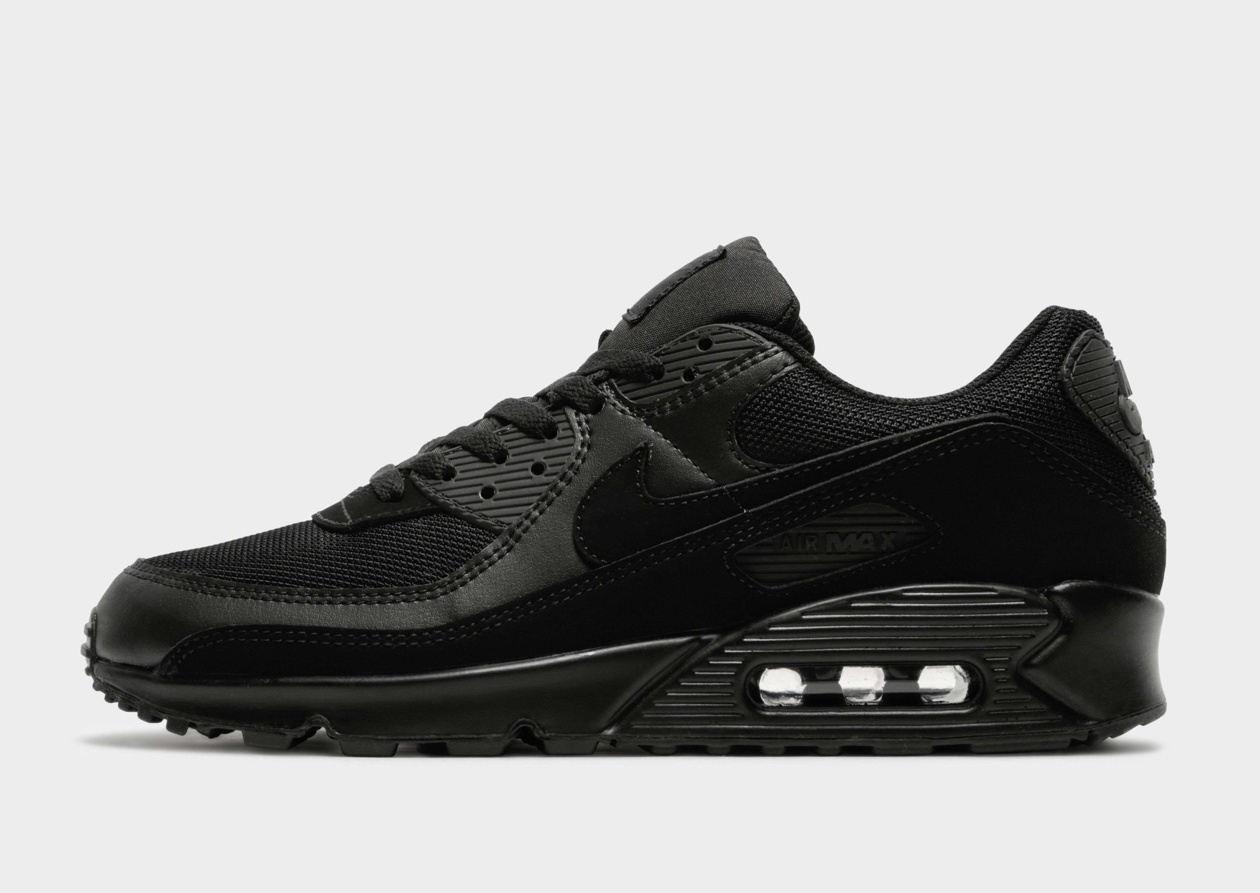 all black air max 90 mens