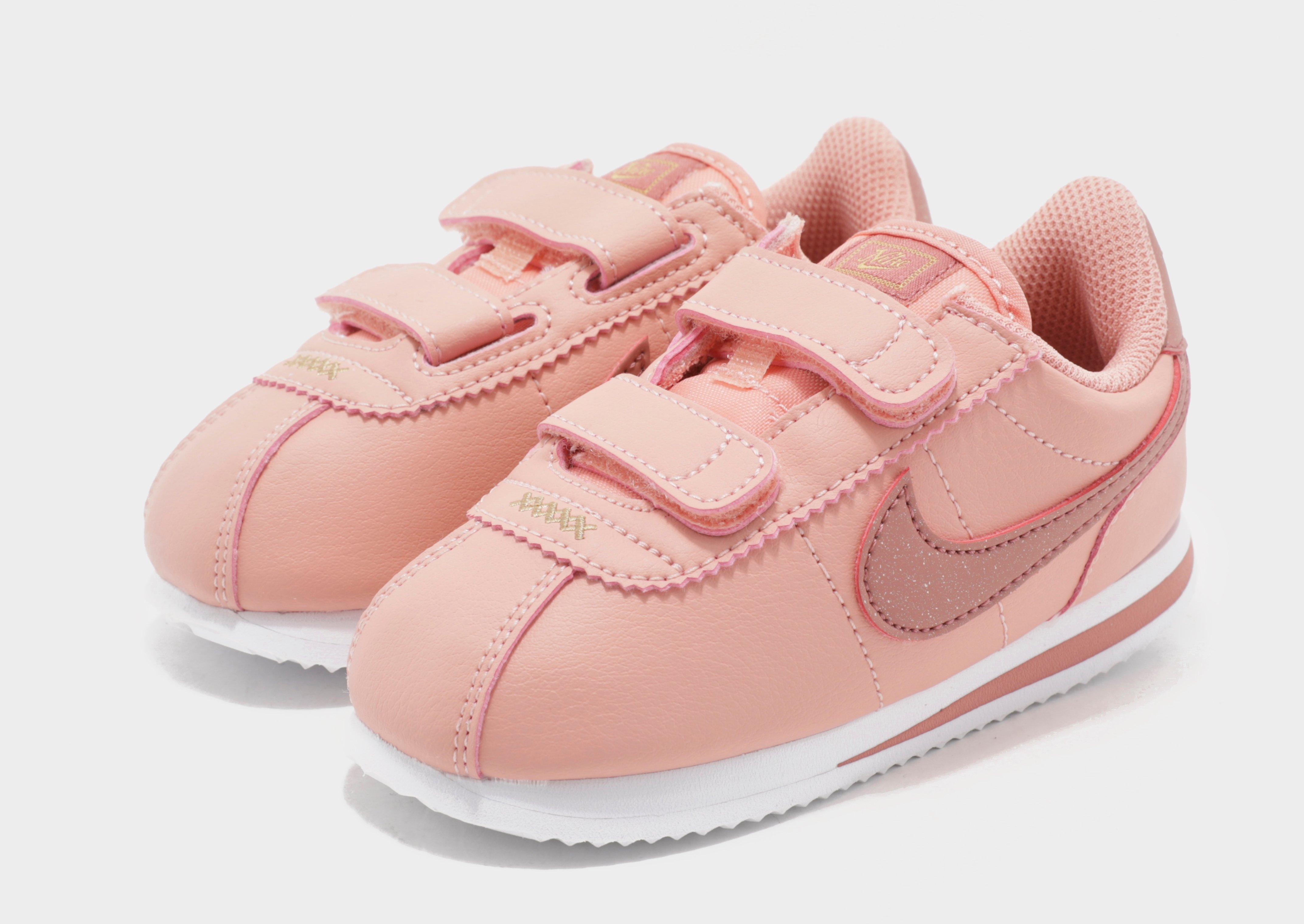 infant nike cortez pink