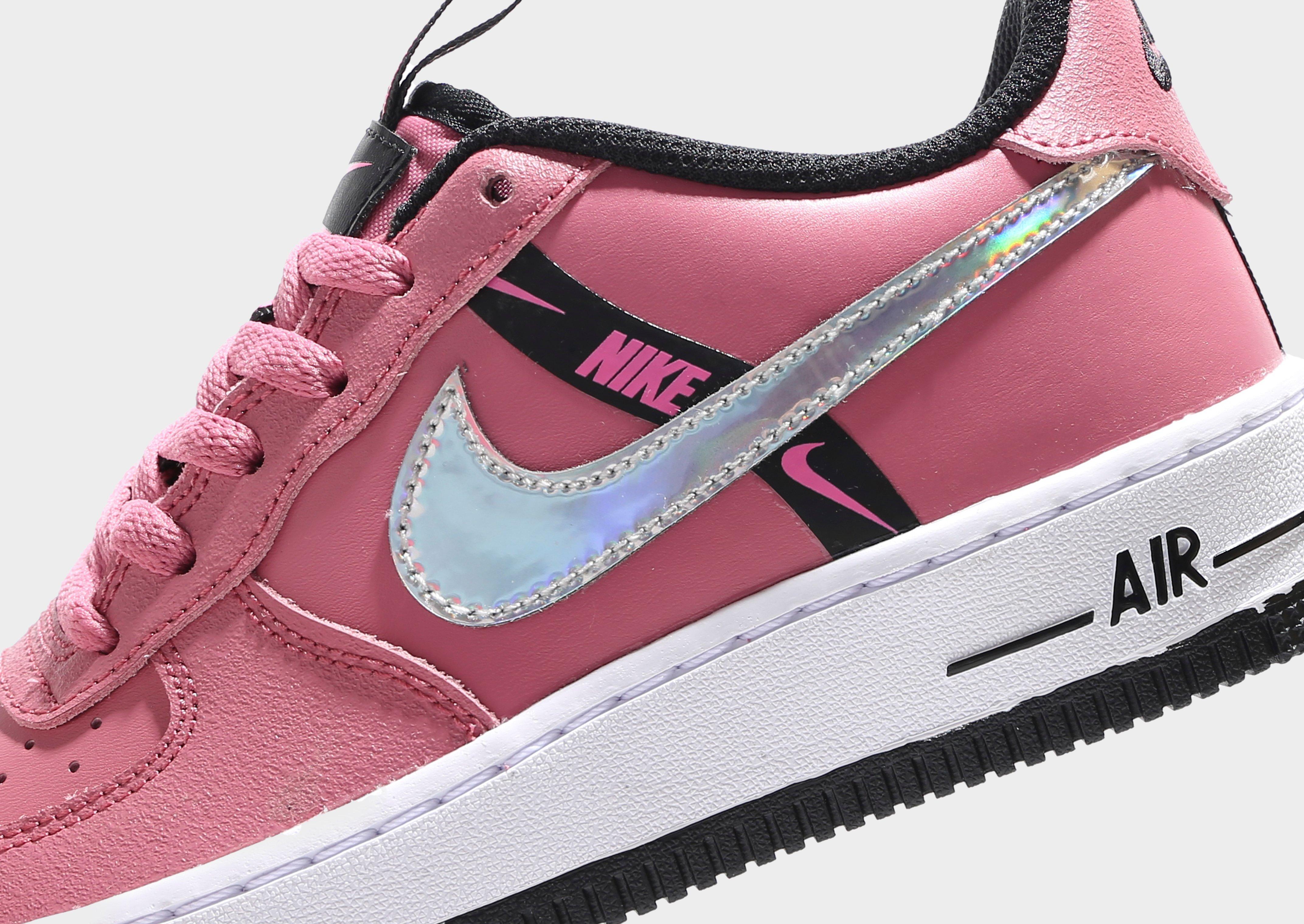 pink air force ones junior