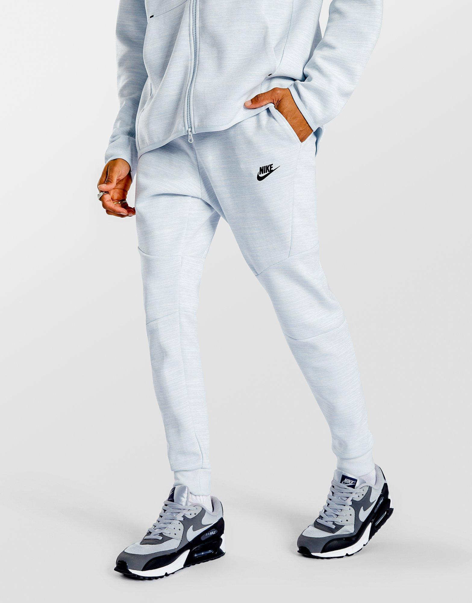 nike white tech fleece pants