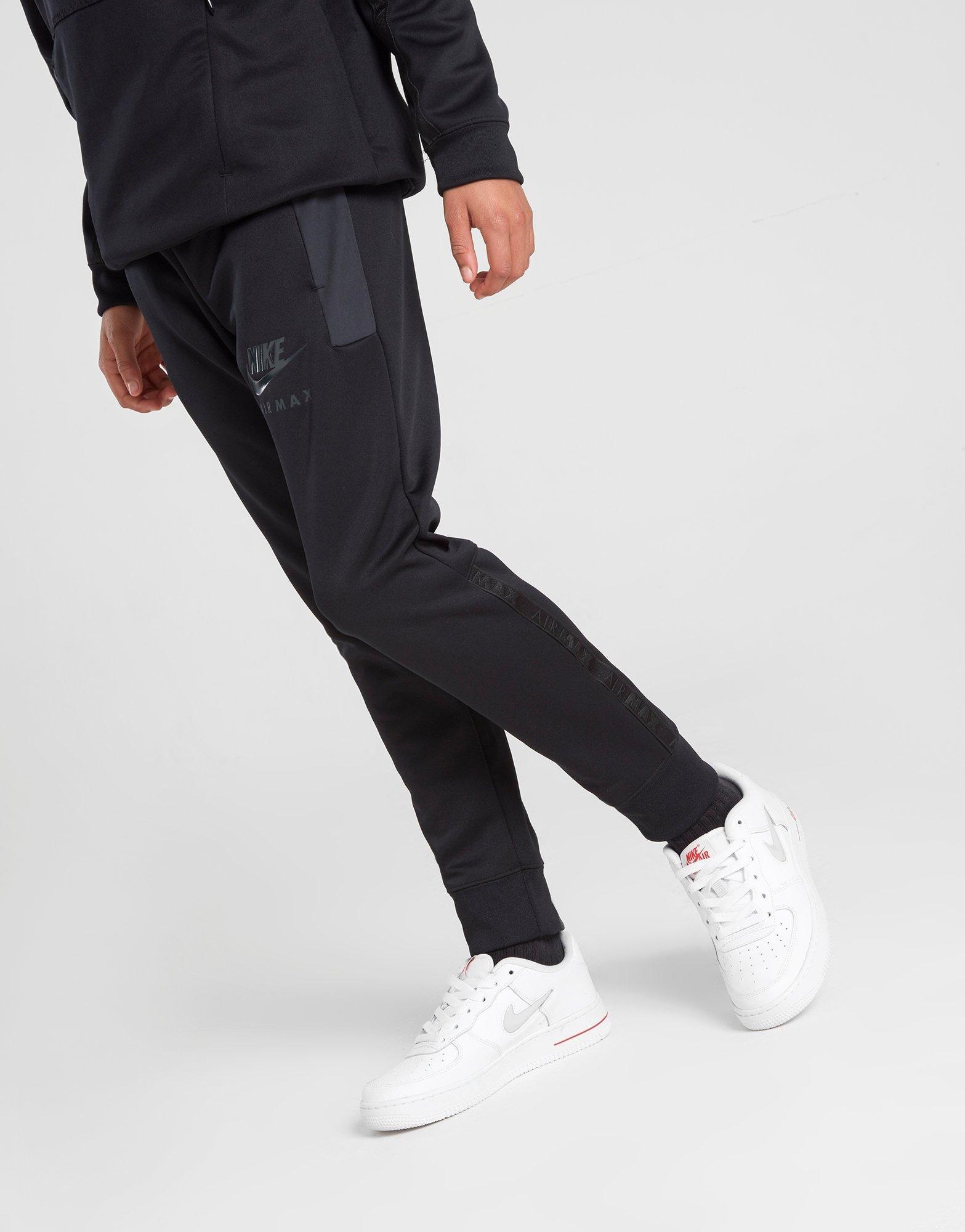 nike air max poly track pants black
