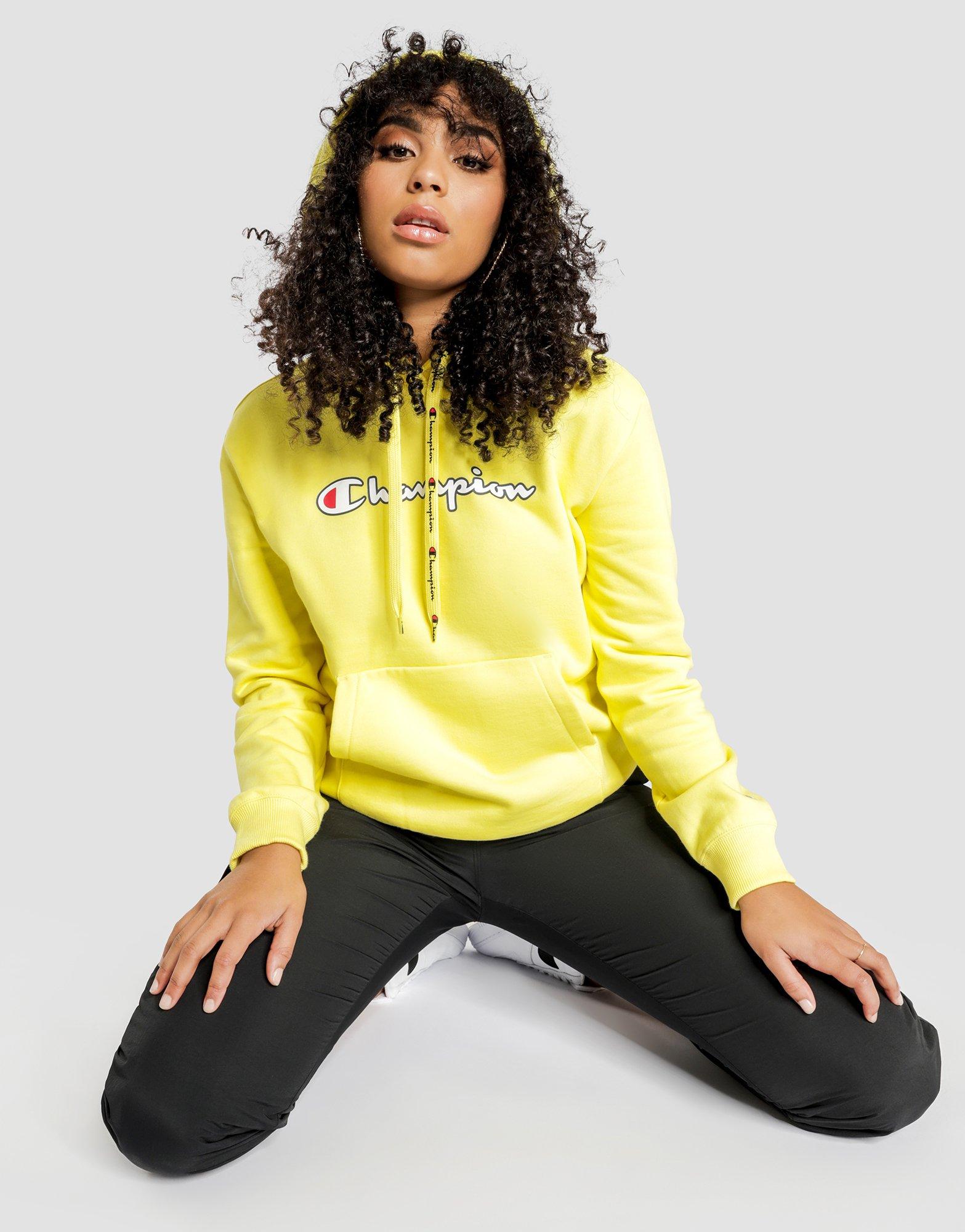 champion tape overhead boyfriend hoodie