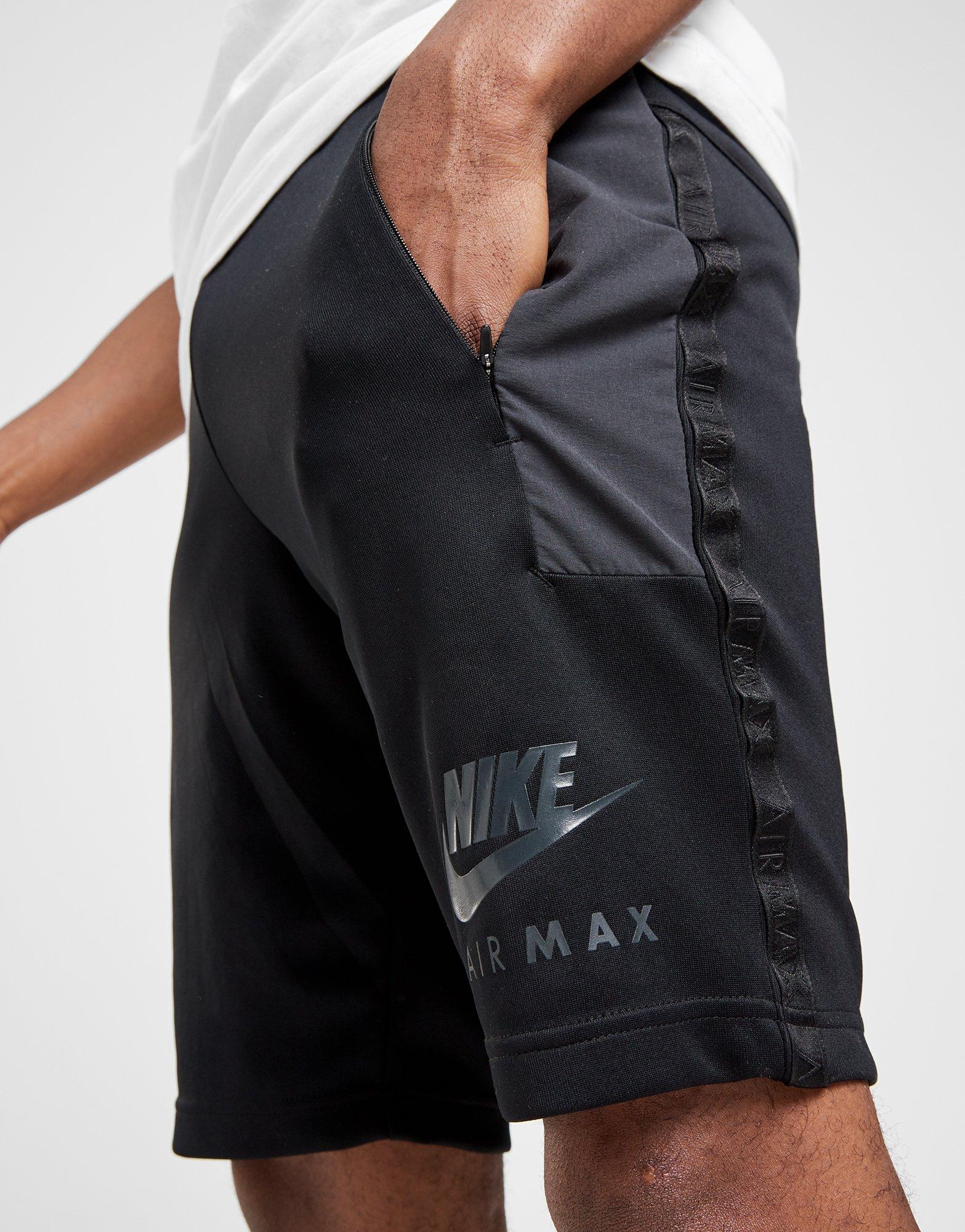 nike air max shorts black