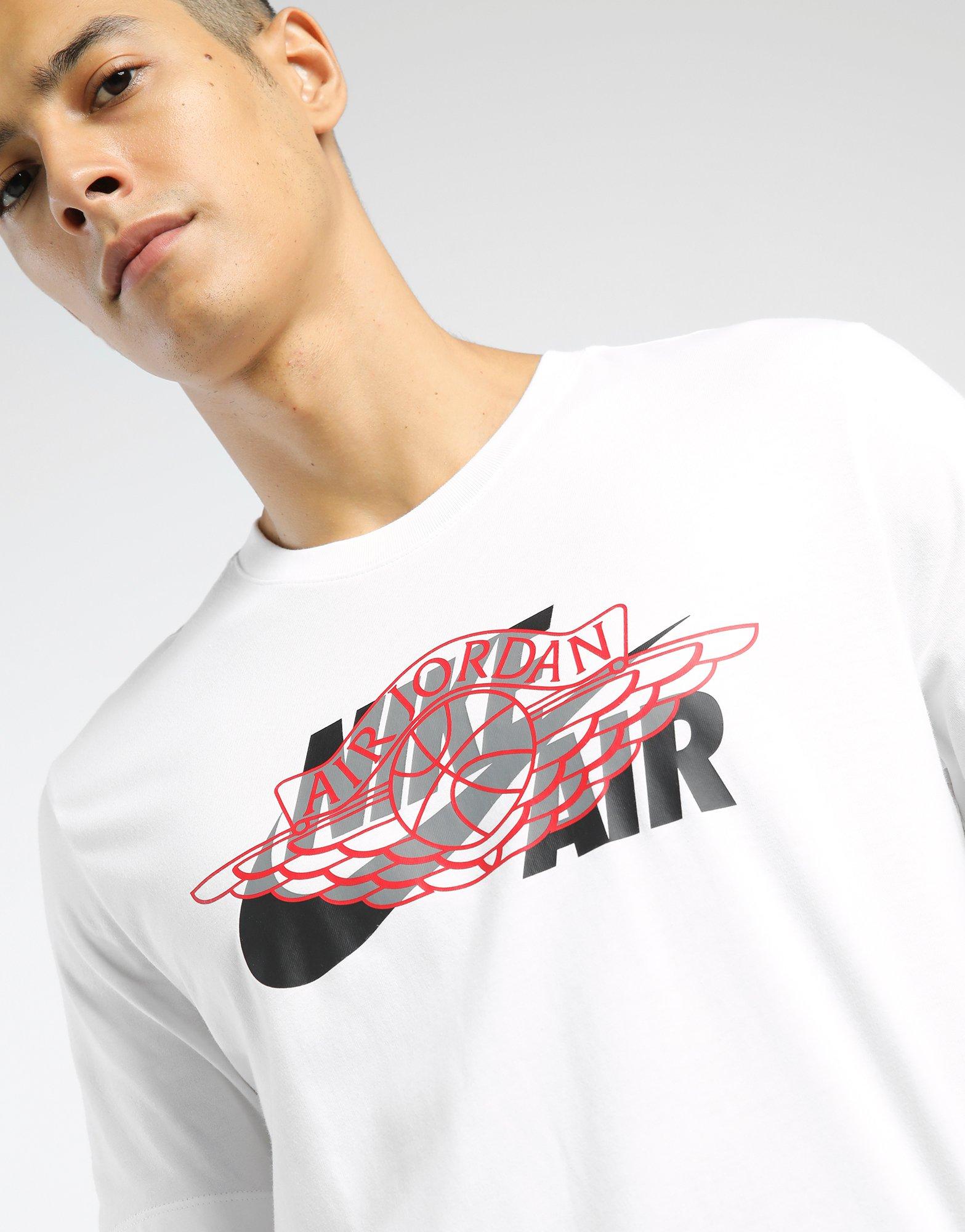 White Jordan Air Wings T-Shirt | JD Sports