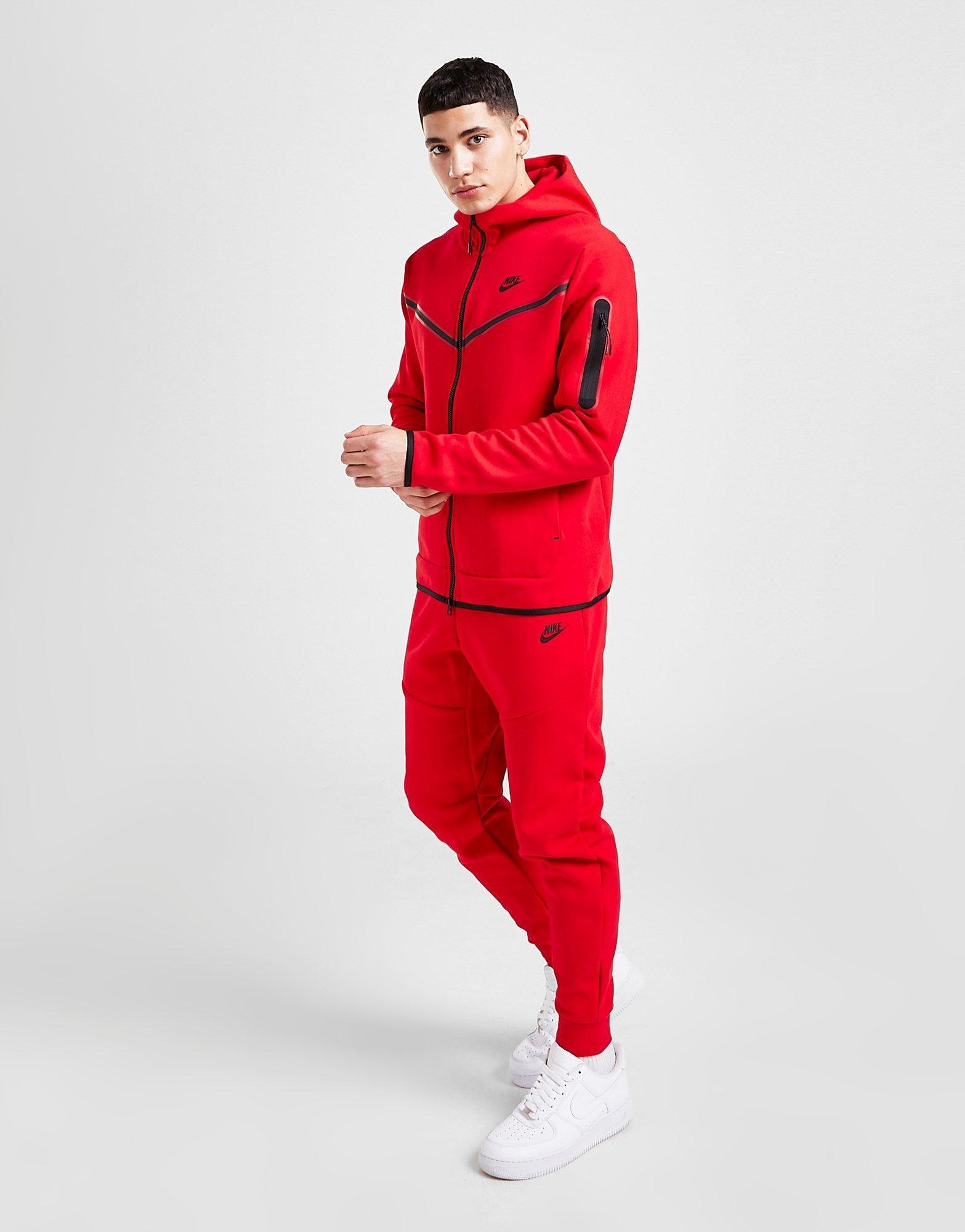 nike fleece red