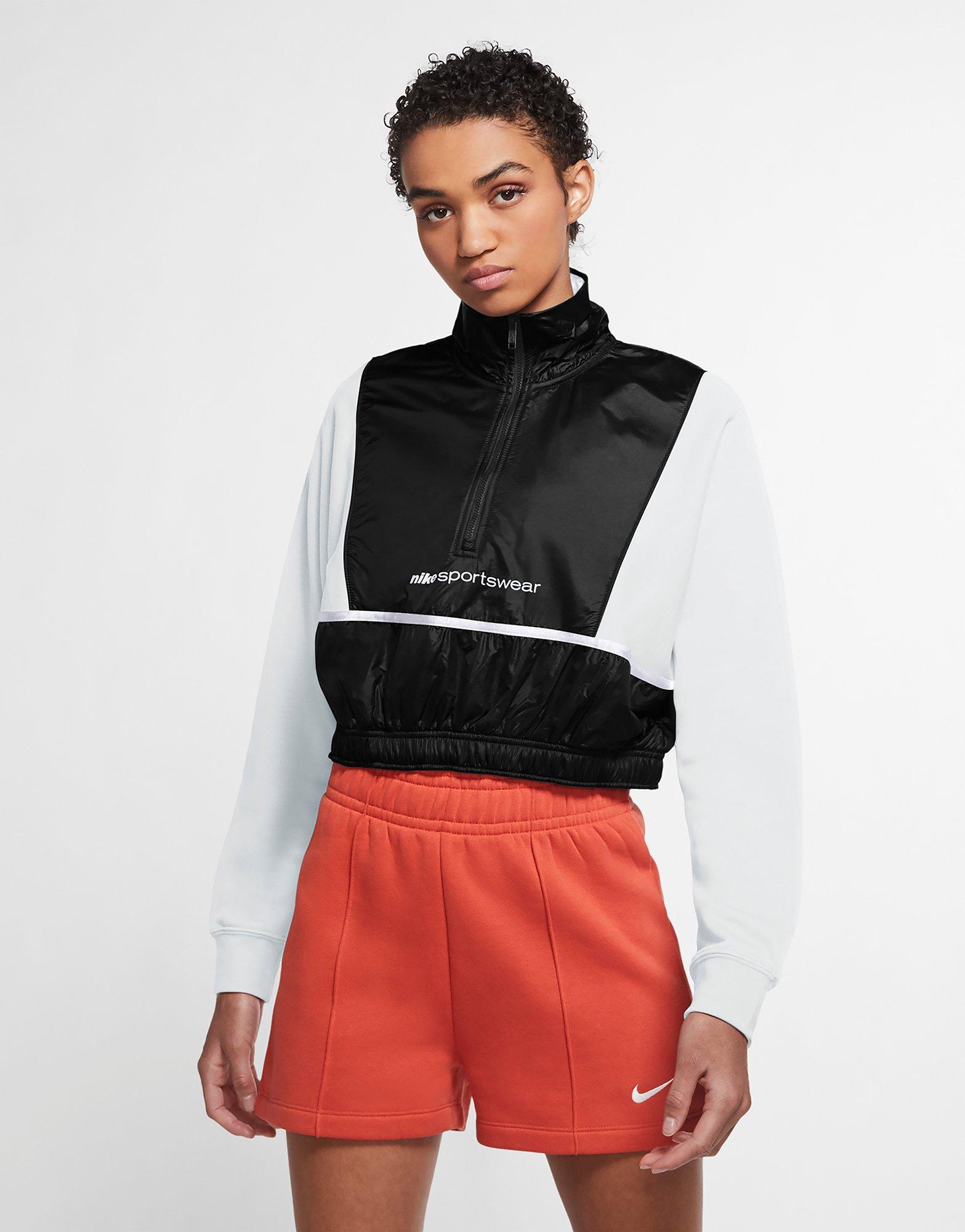 women's nike sportswear archive cropped track jacket