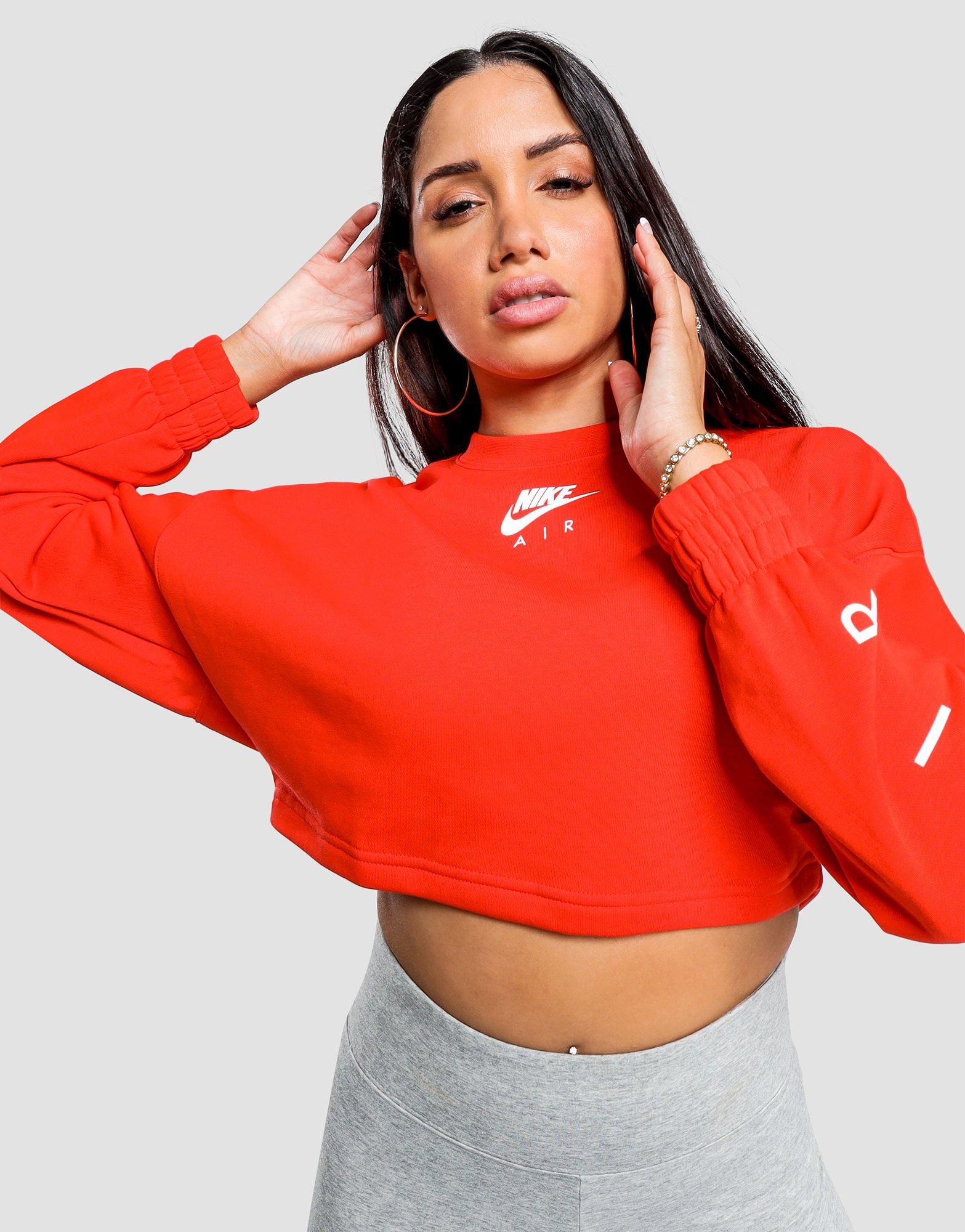 nike air crop crew sweatshirt