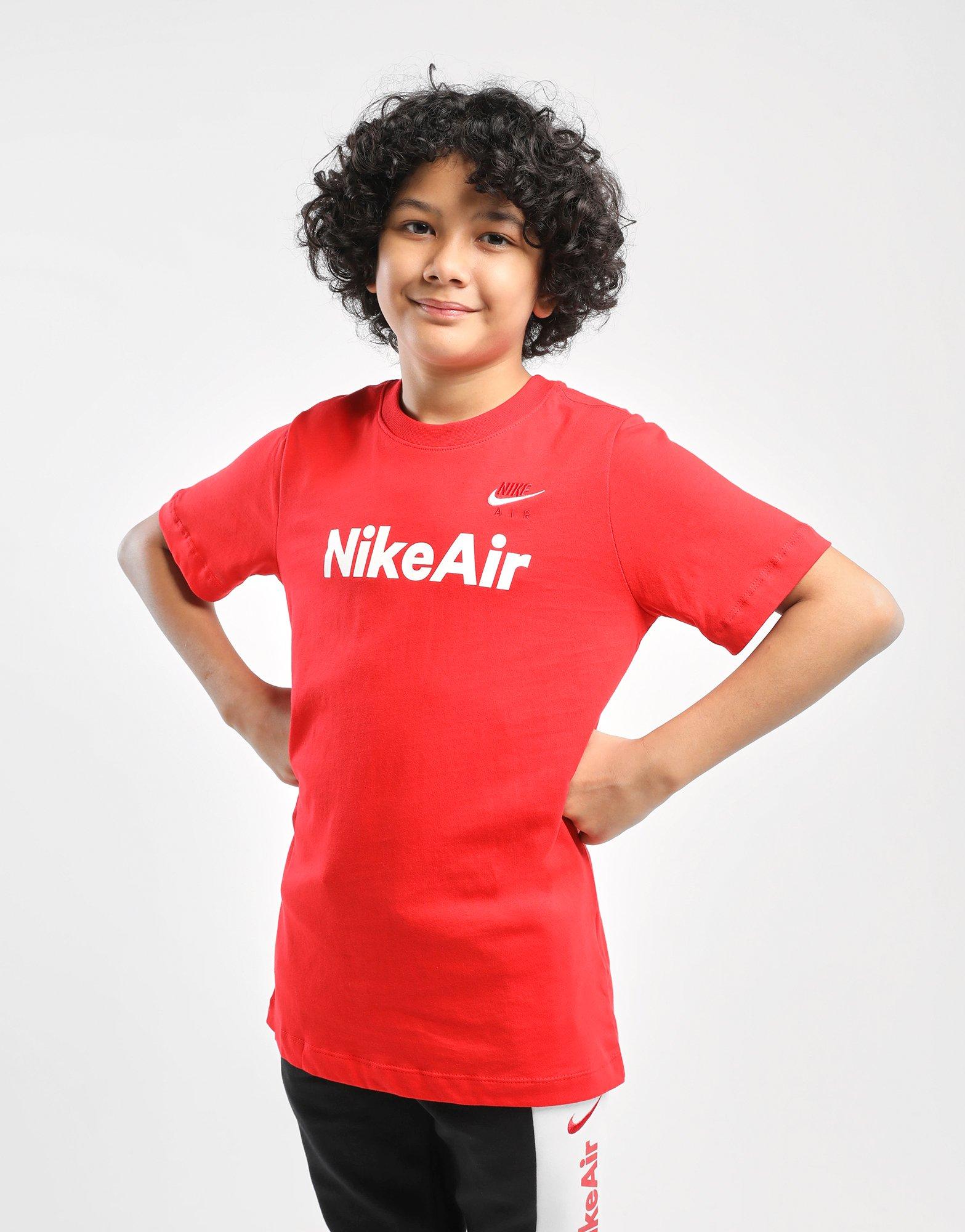 nike air t shirt red