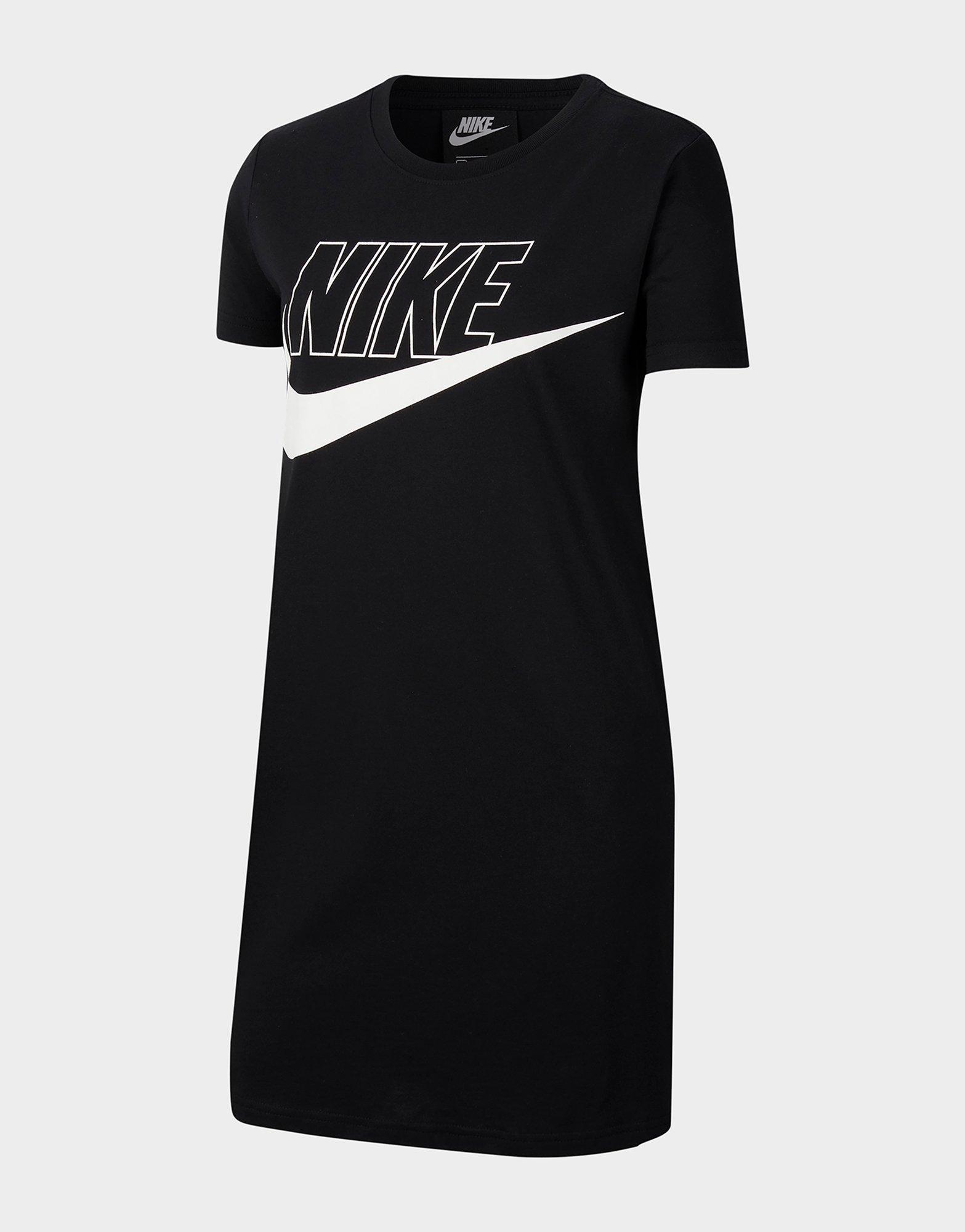 Black Nike Girls' Futura T-Shirt Dress 